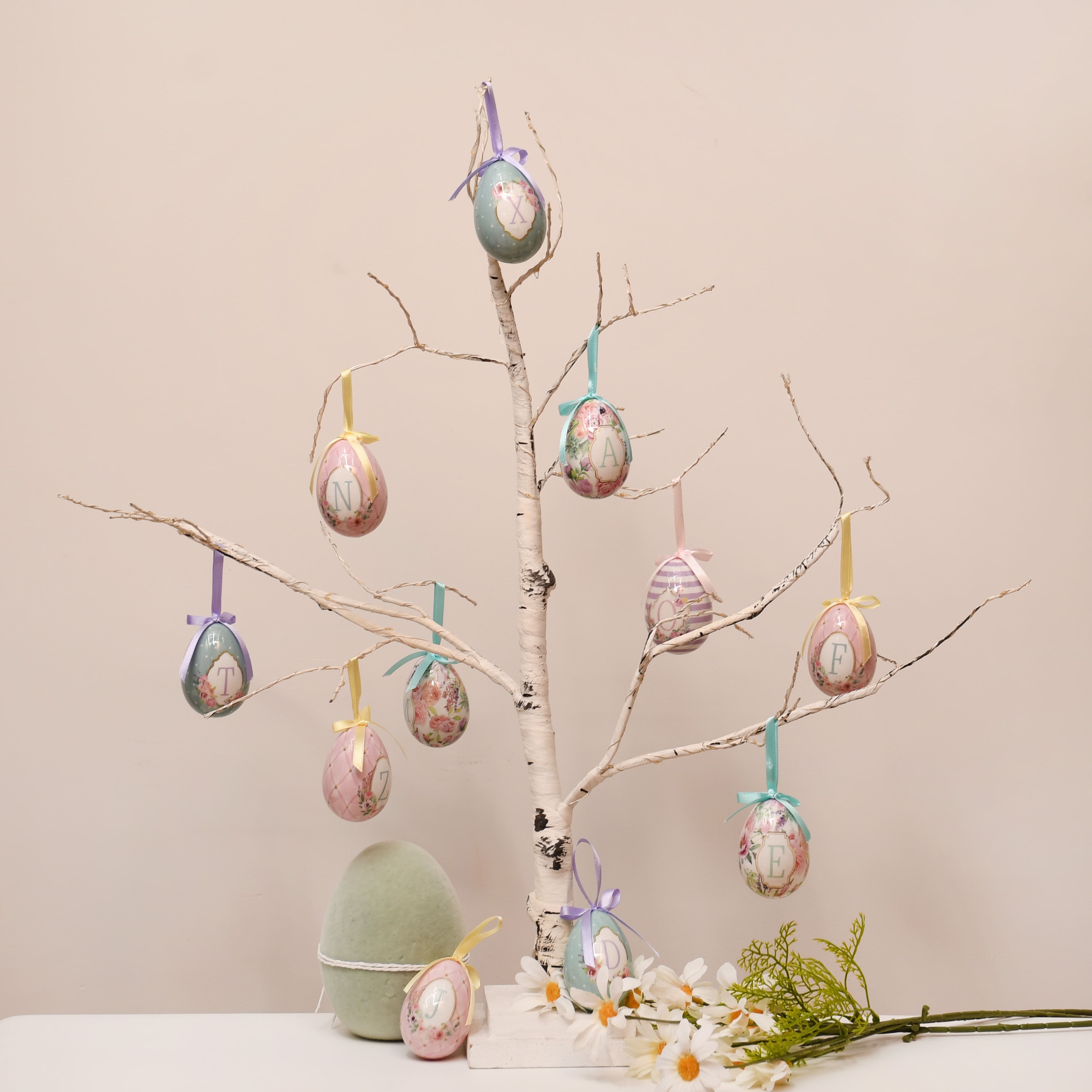 Assorted 2.75&#x22; Monogram Easter Egg Ornament, 1pc. by Ashland&#xAE;