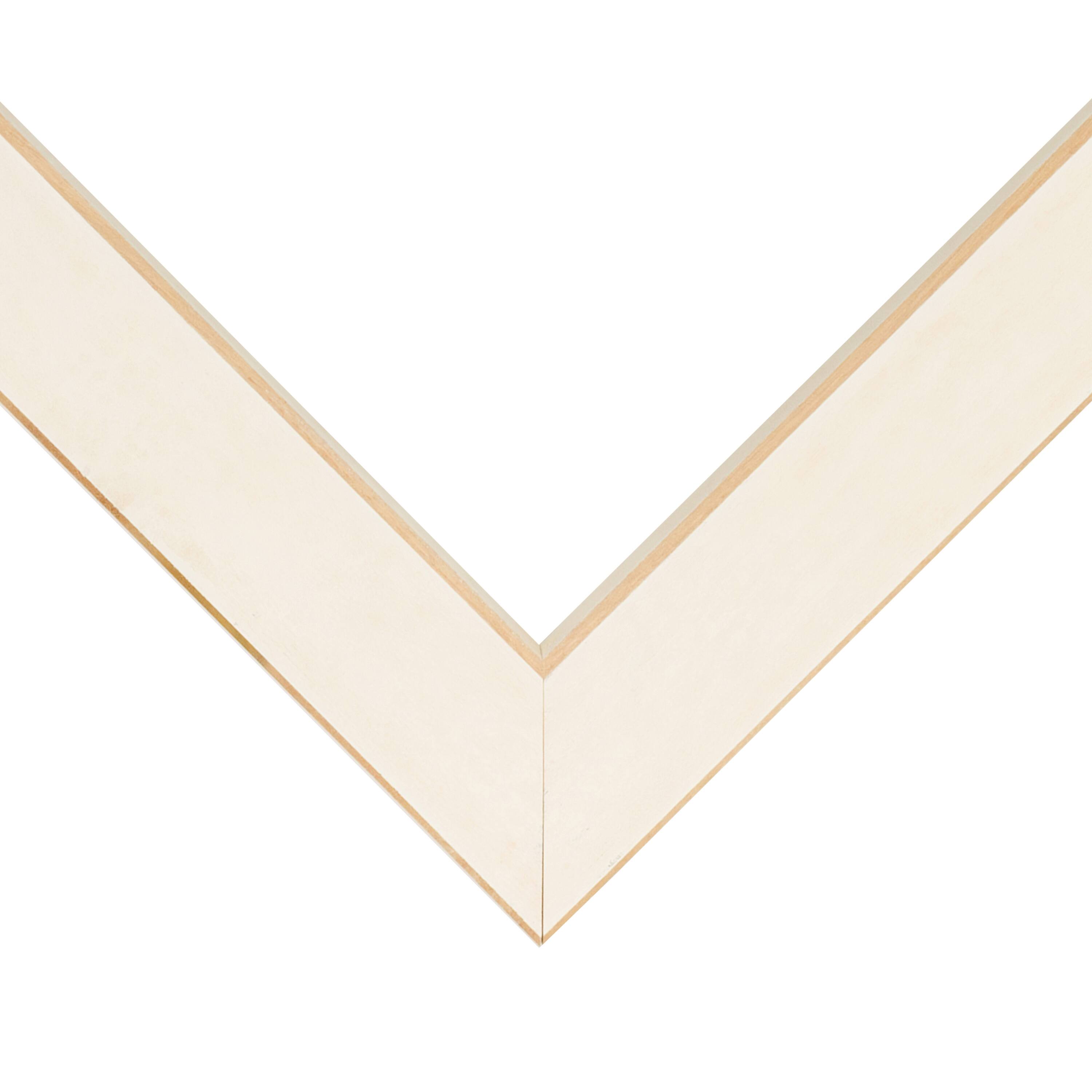 Frame USA Clean Cut Off-White Single Image Picture Frame