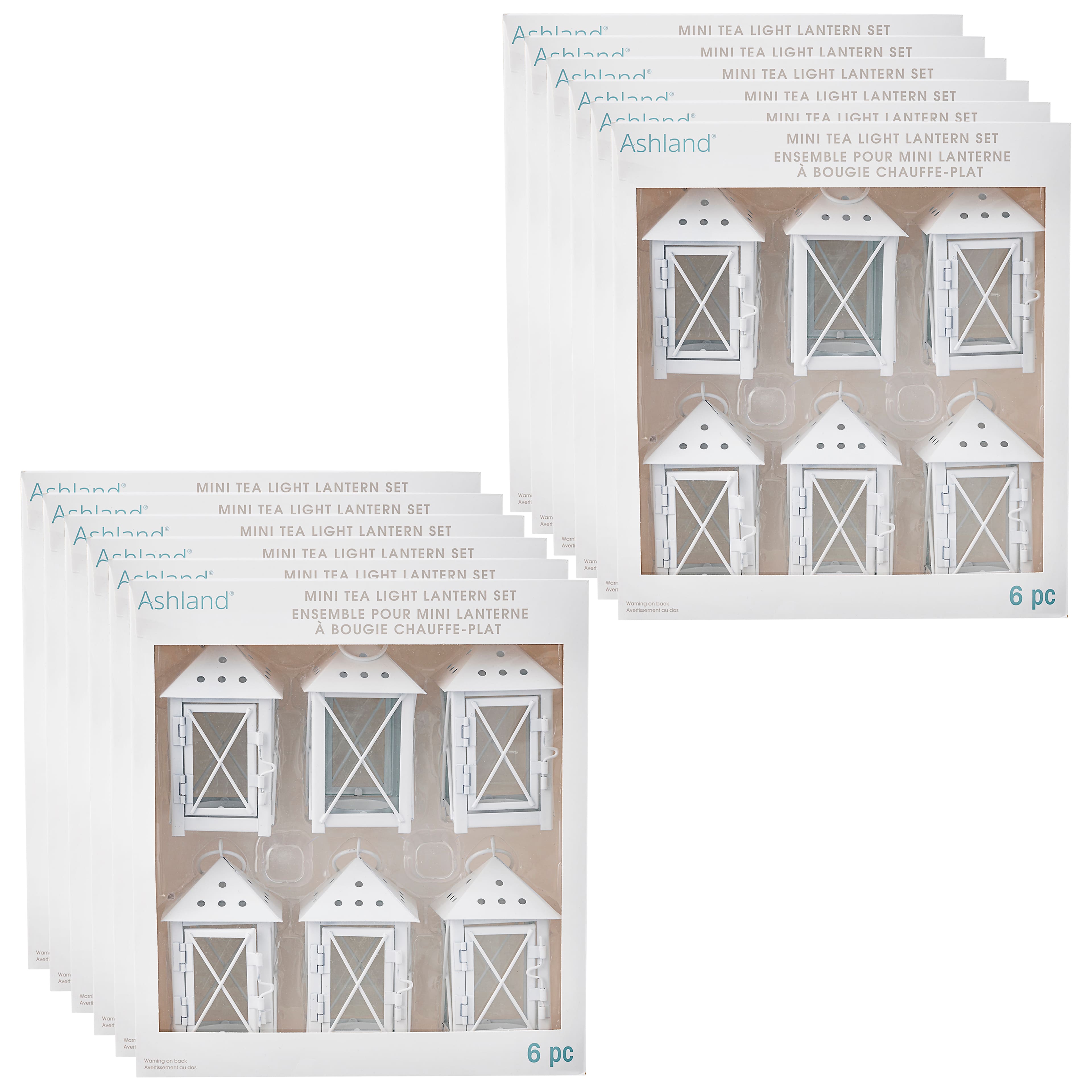 12 Packs: 6 ct. (72 total) White Mini Lanterns by Ashland&#xAE;