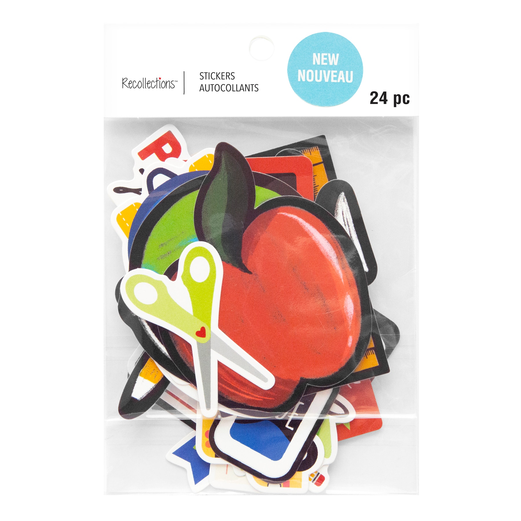 12 Pack: School Die Cut Stickers by Recollections™