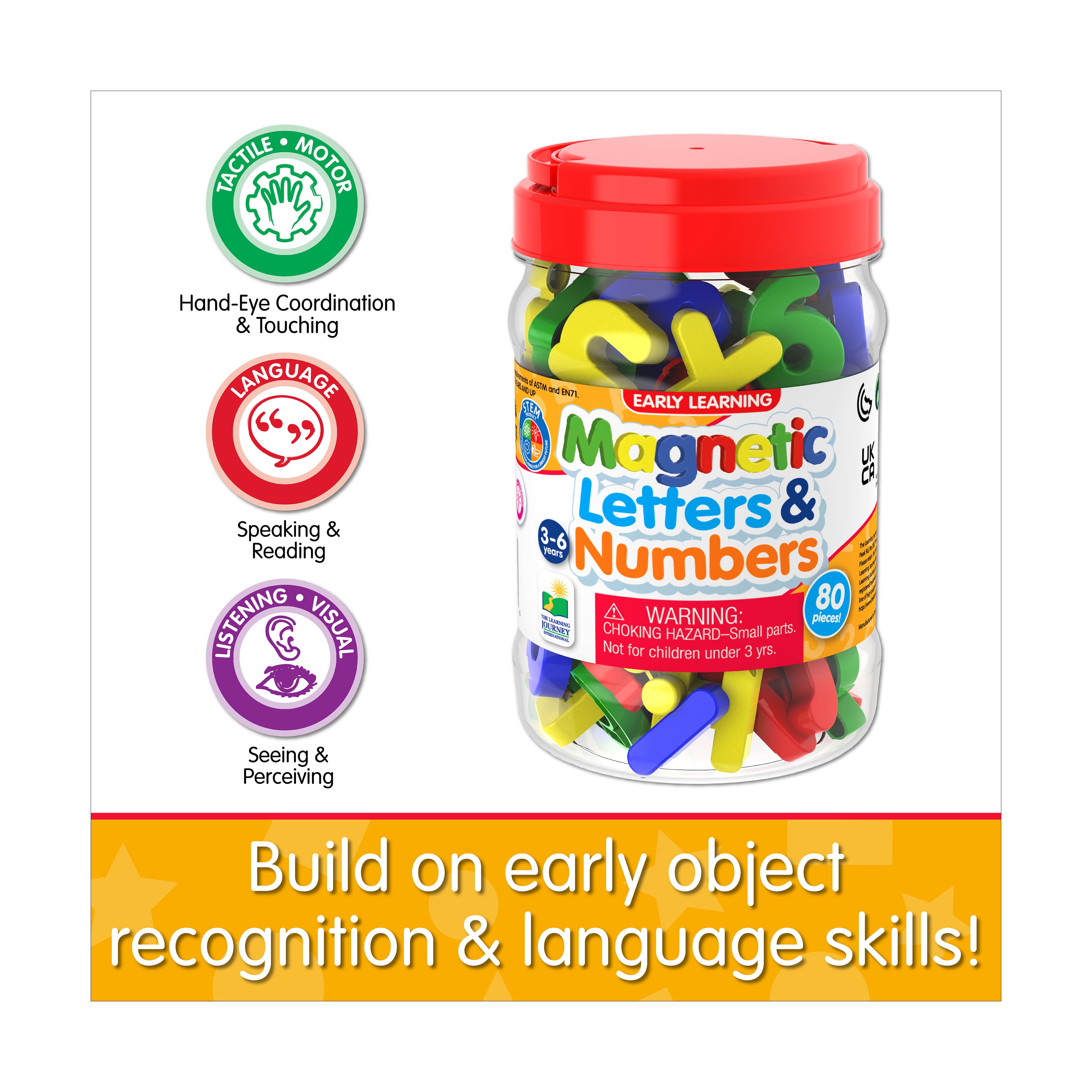 Early Learning - Magnetic Letters &#x26; Numbers