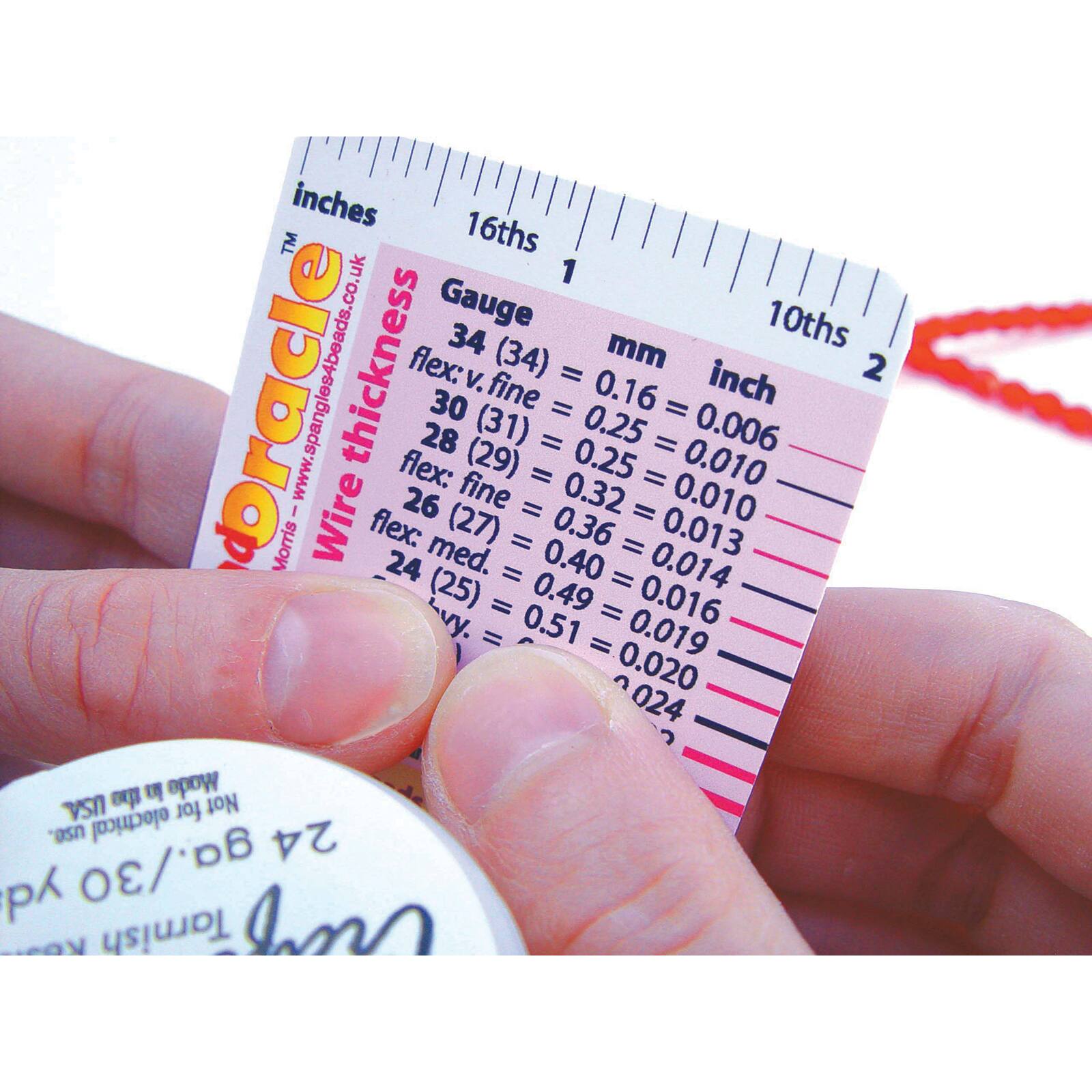 The Beadsmith® Bead Oracle™ Beader's Wallet Reference Card