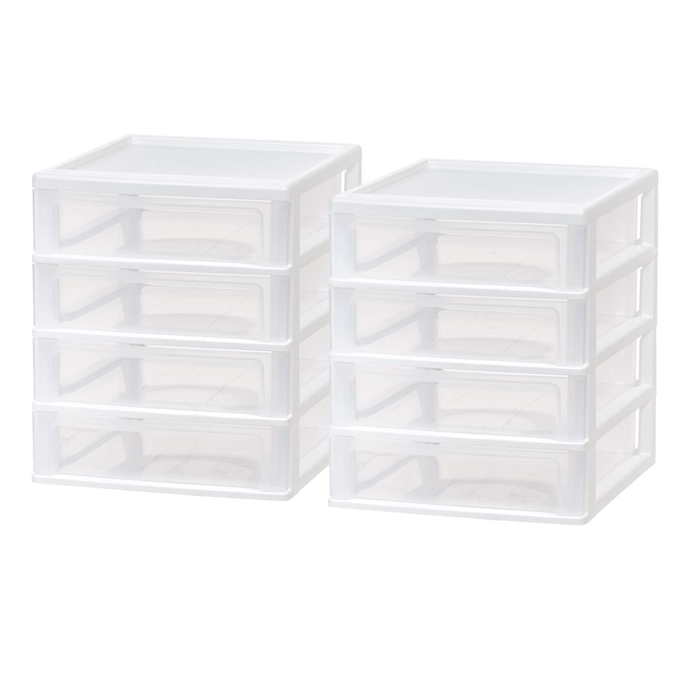 Iris White Compact Desktop 4-Drawer System | Michaels