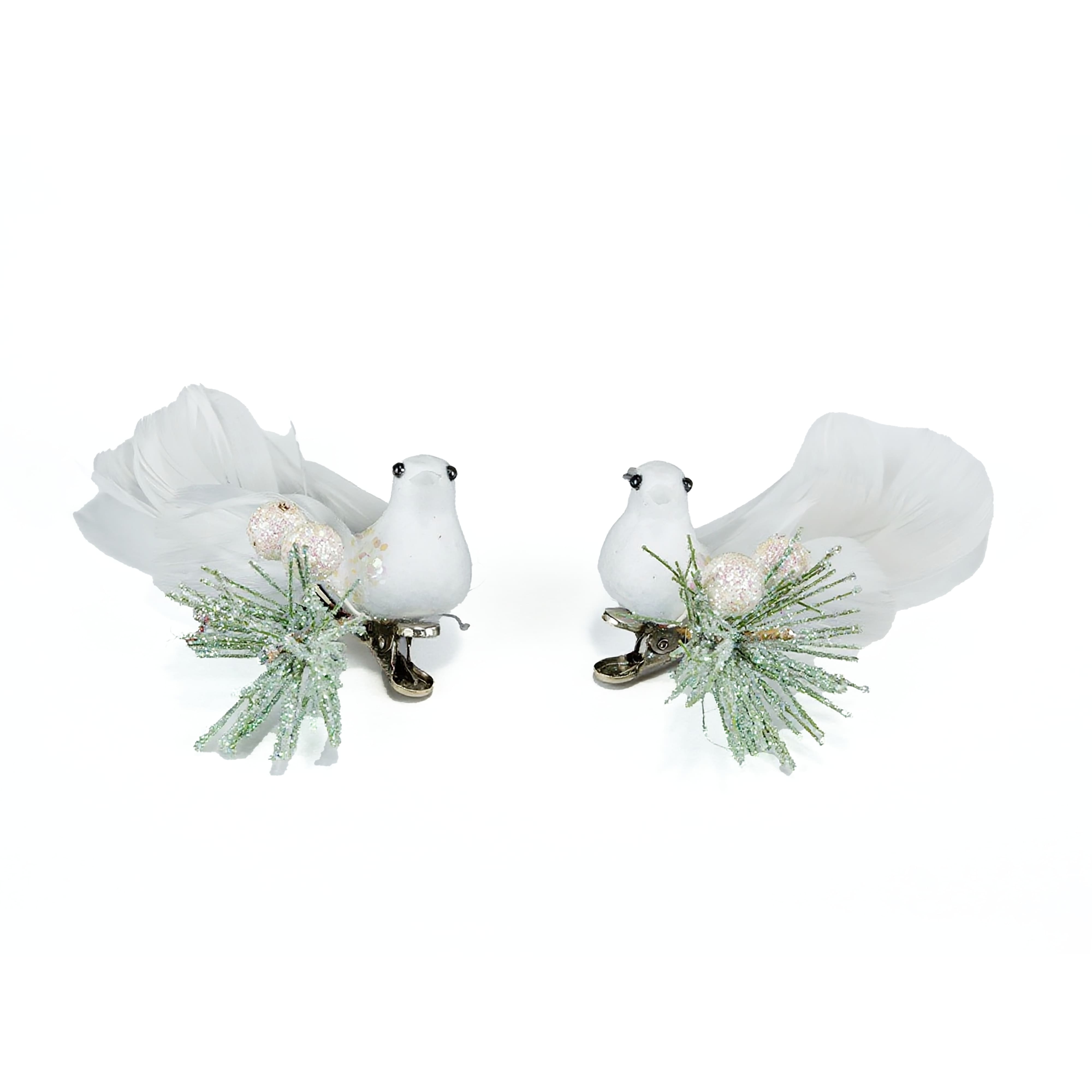 White Clip-On Doves, 2ct. by Ashland&#xAE;