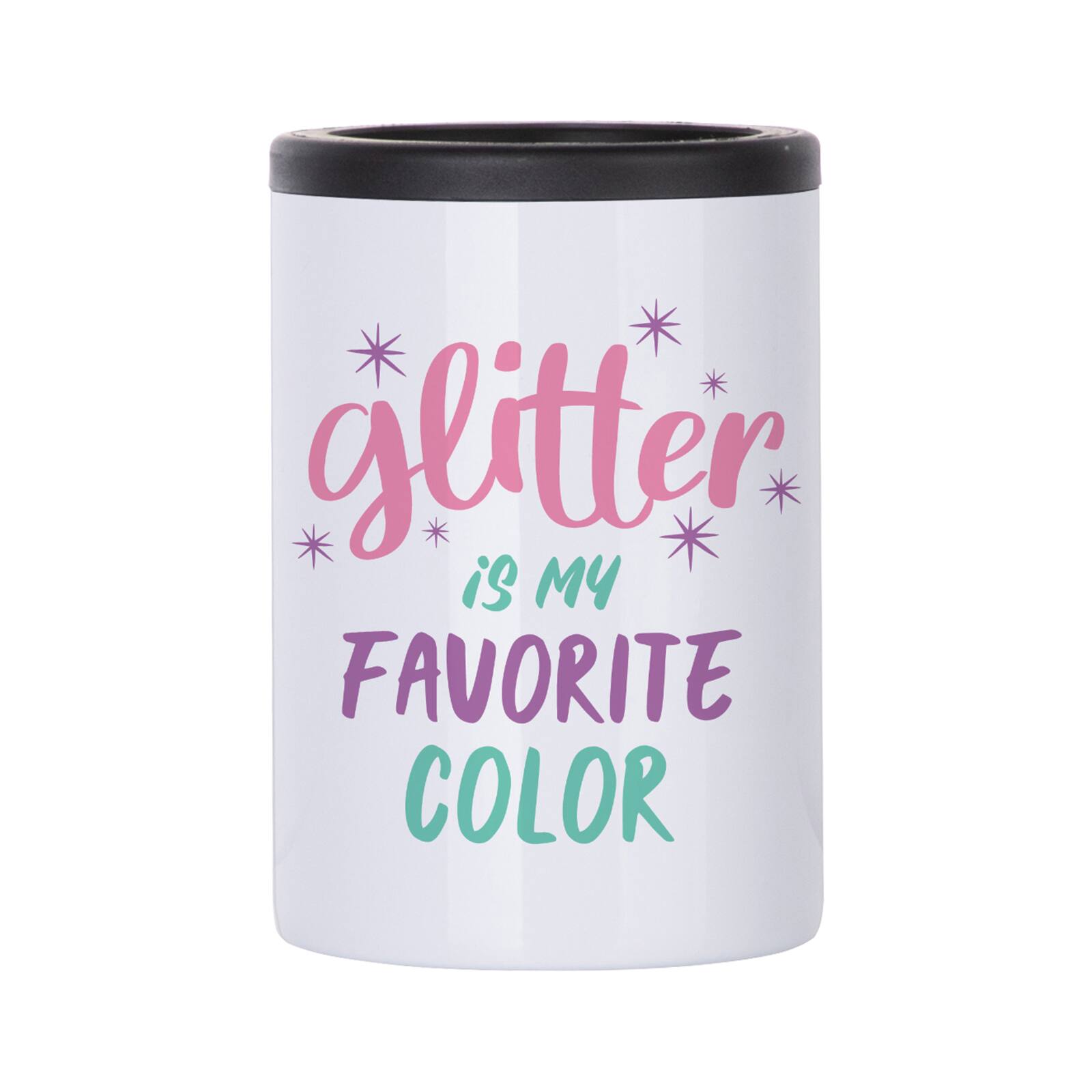 Craft Express 4ct. 12oz. White Stainless Steel Can Cooler