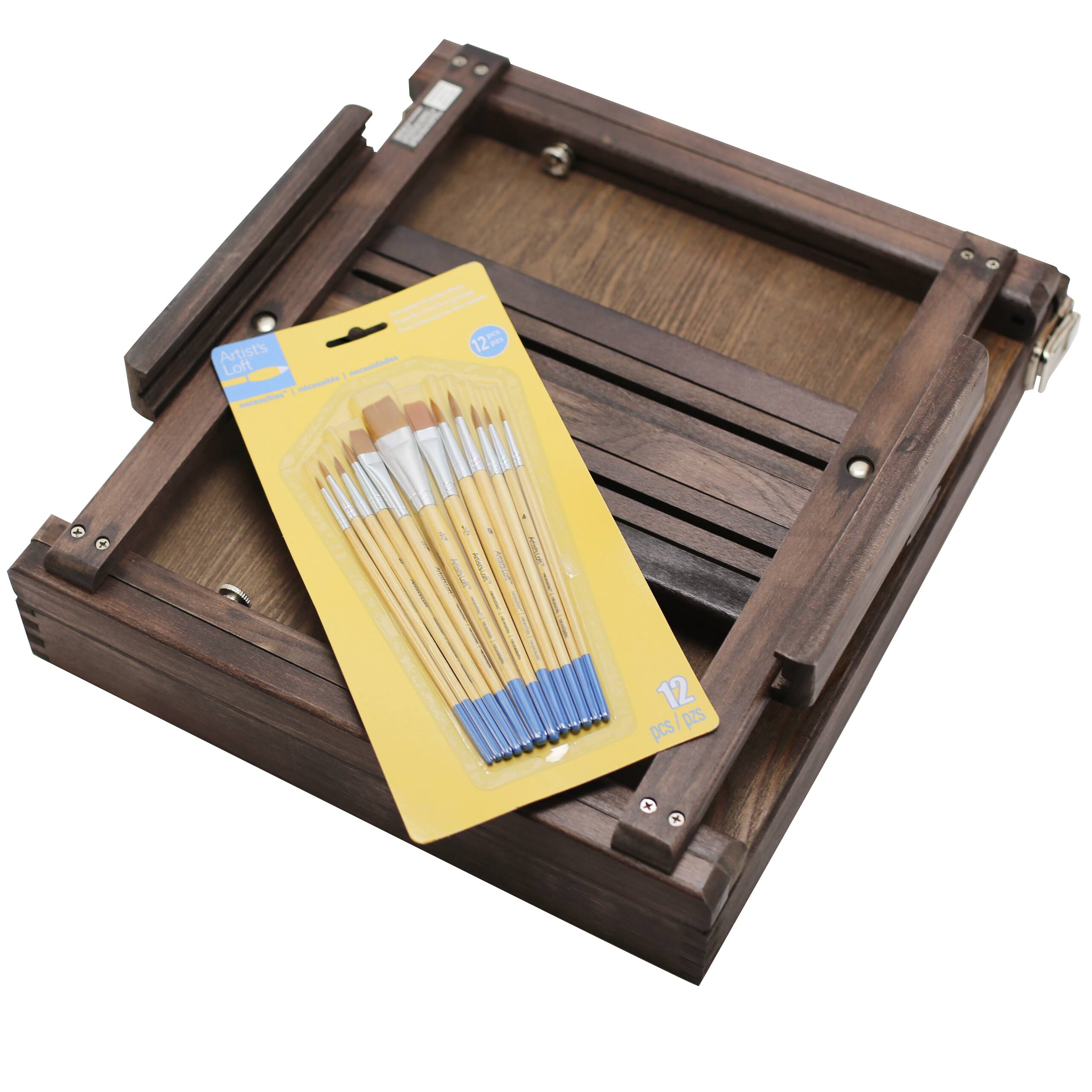 Shop for the Box Tabletop Easel & Brush Set By Artist's