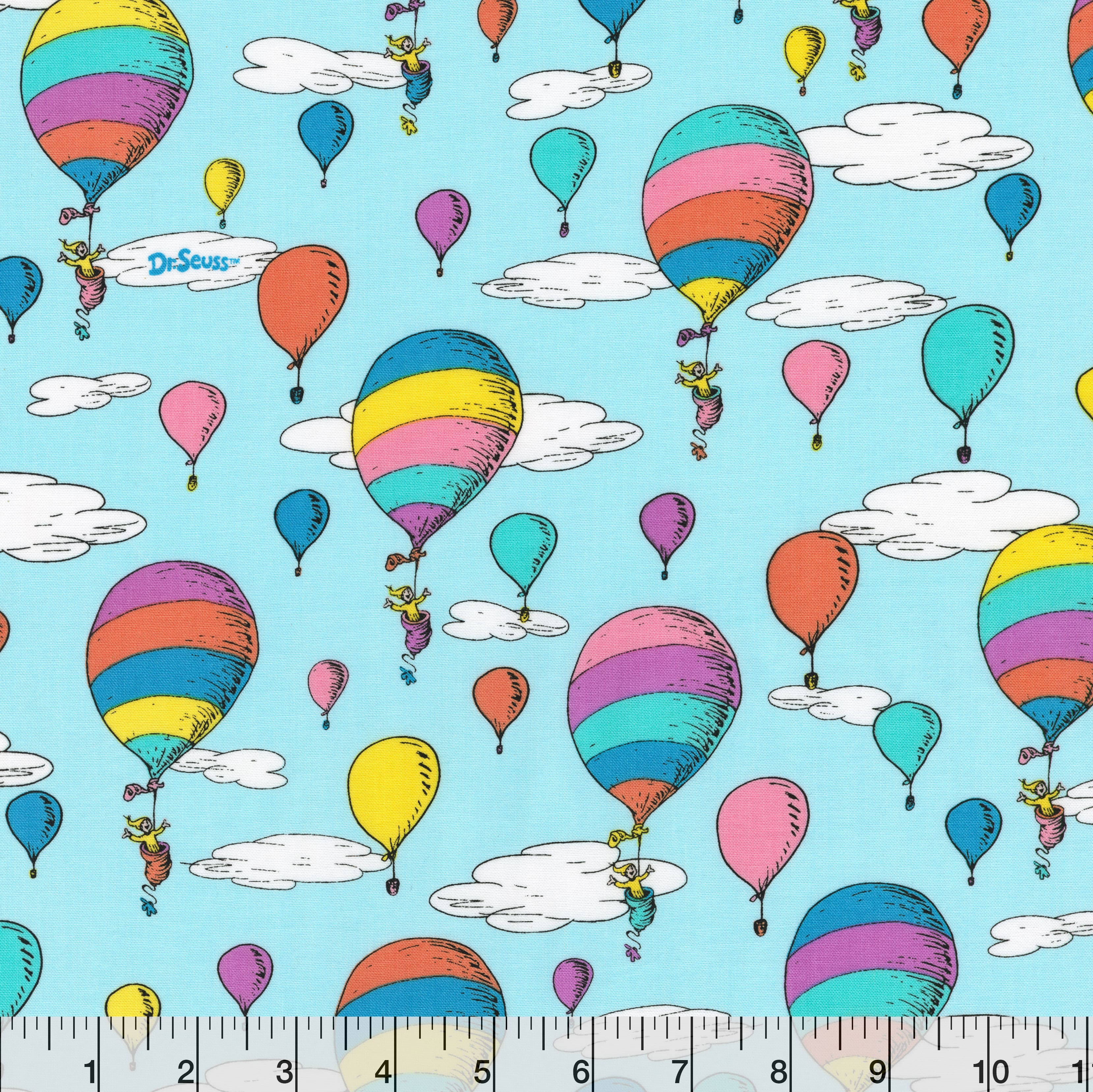 Dr. Suess&#x2122; Places You&#x27;ll Go Balloons Cotton Fabric