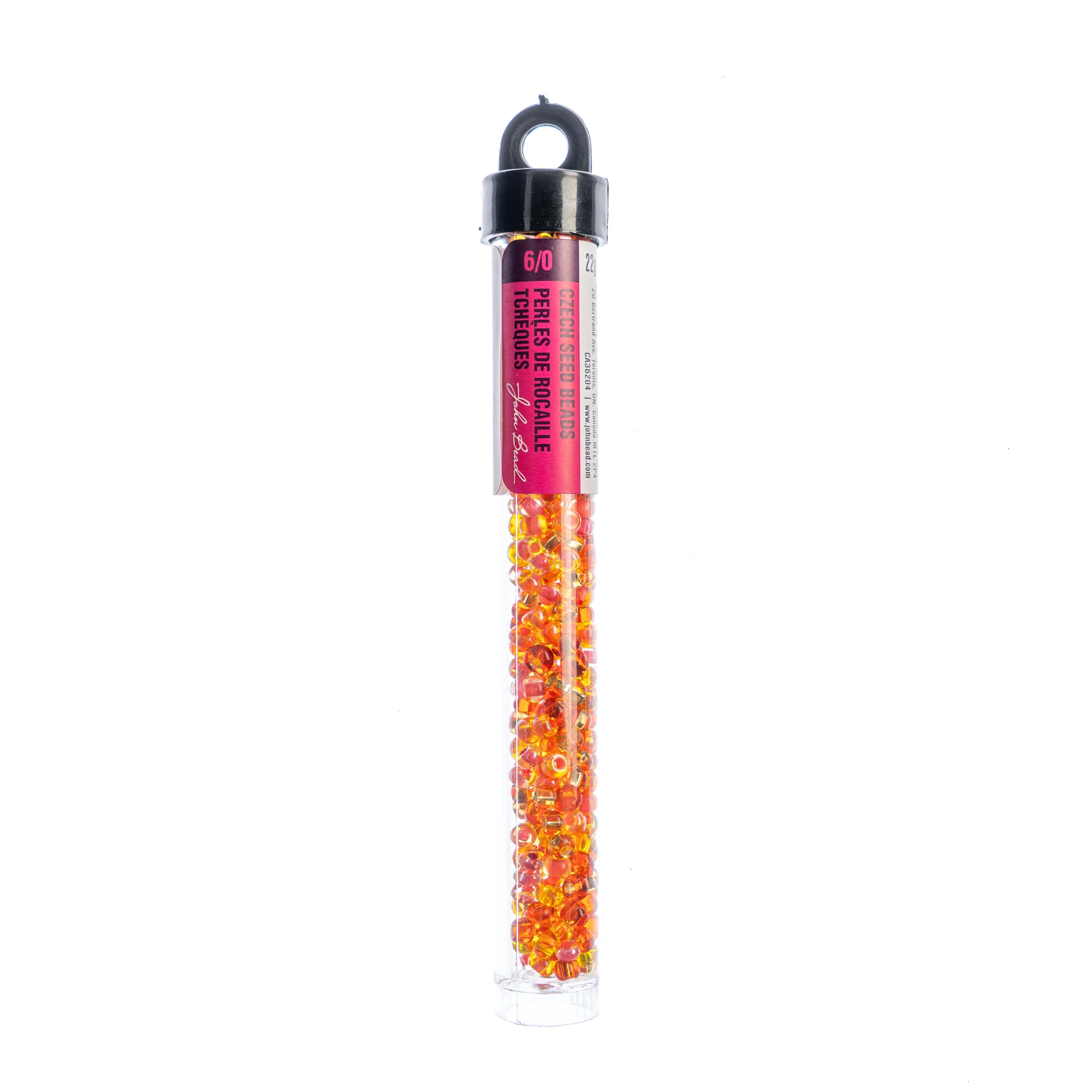 John Bead Czech Glass Seed Beads Mix, 6/0