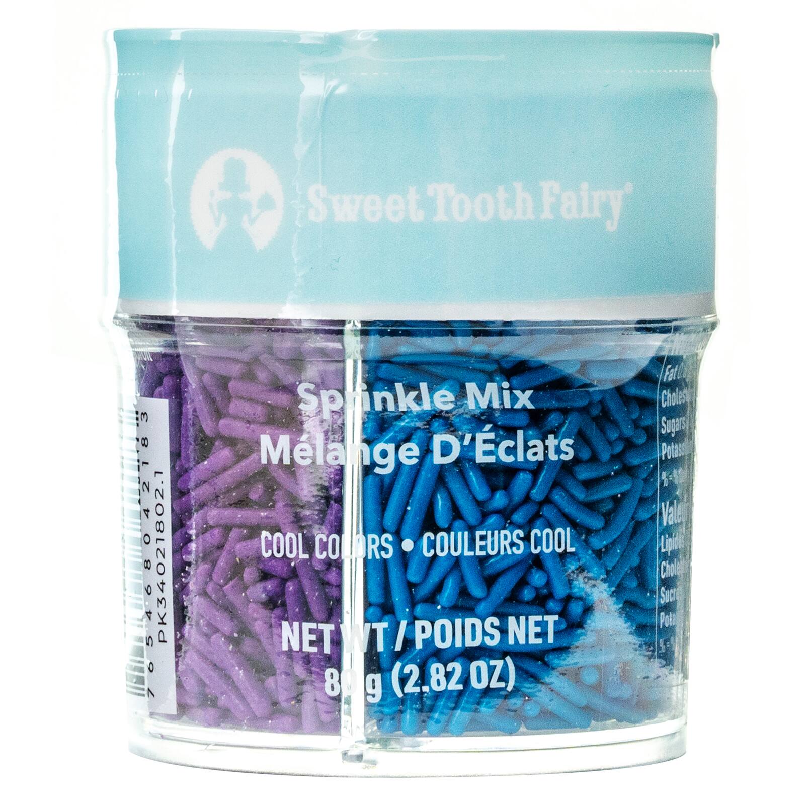 Formes de bonbons vermicelles tons froids Sweet Tooth Fairy