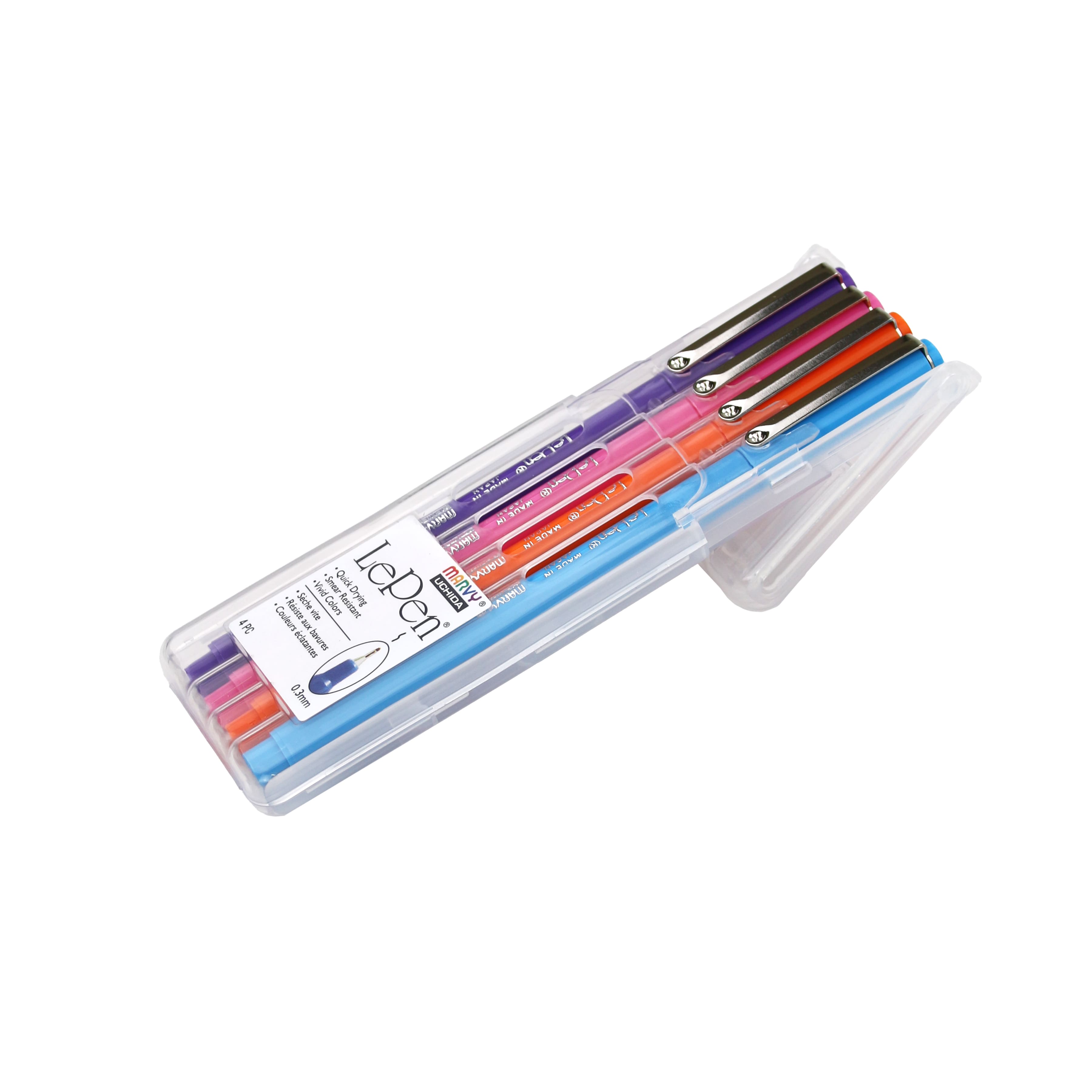 Marvy&#xAE; Uchida LePen&#xAE; Extra Fine 4 Brilliant Pen Set