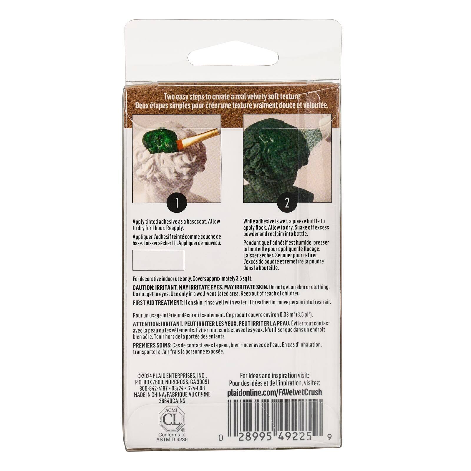 FolkArt&#xAE; Velvet Crush&#x2122; 2-Step Flock