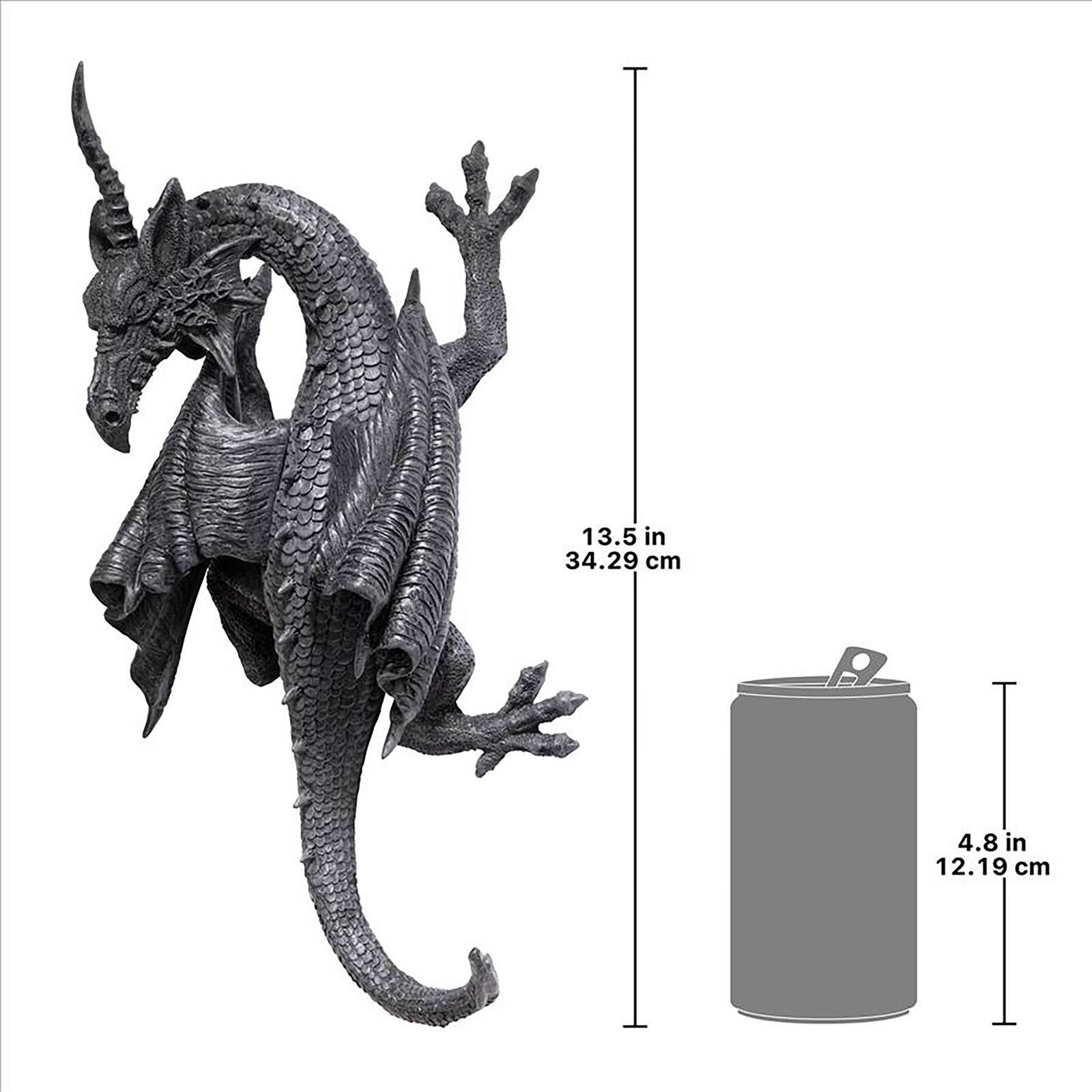 Design Toscano 13.5" Horned Dragon of Devonshire Wall Sculpture