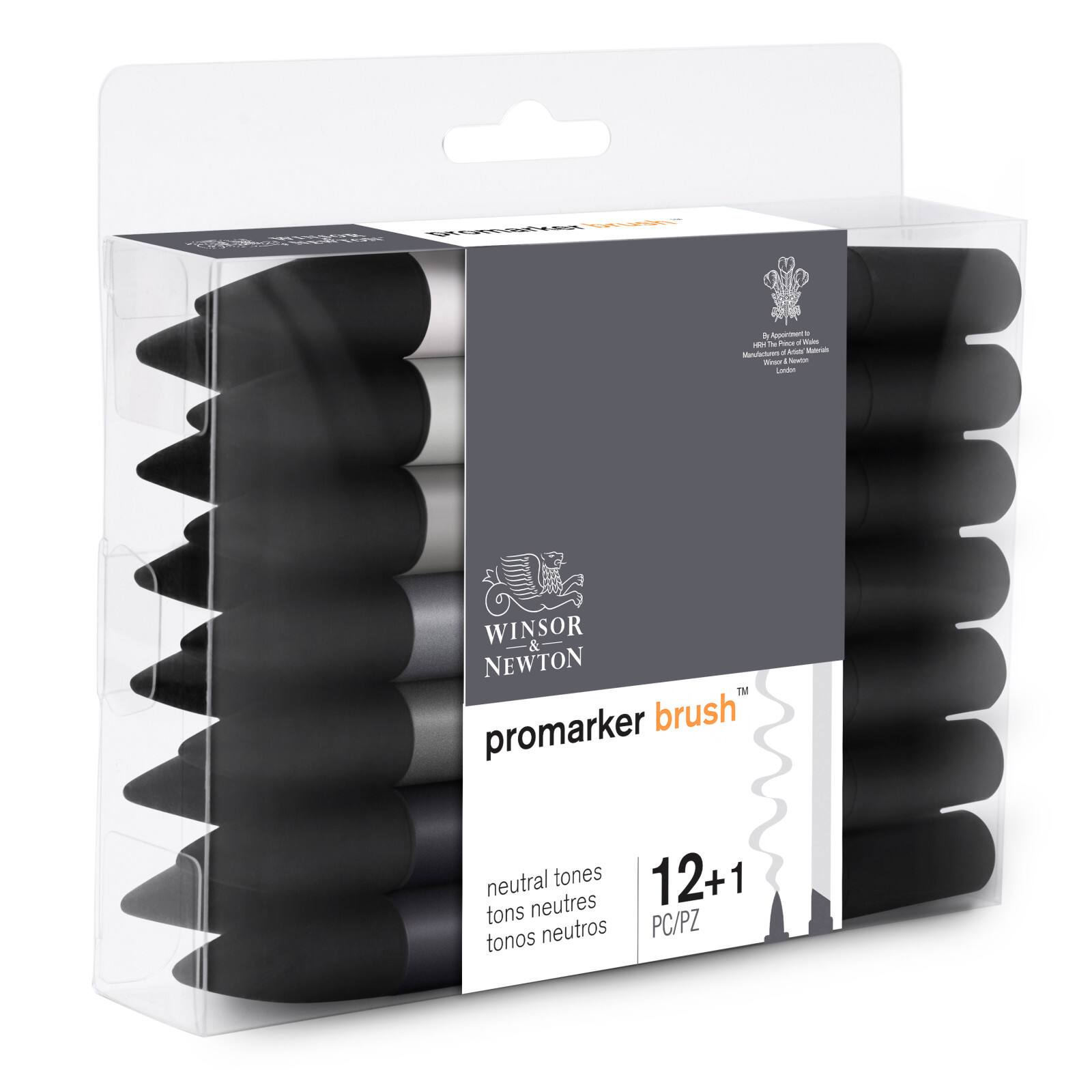 Winsor & Newton® 13 Neutral Promarker Brush™ Set