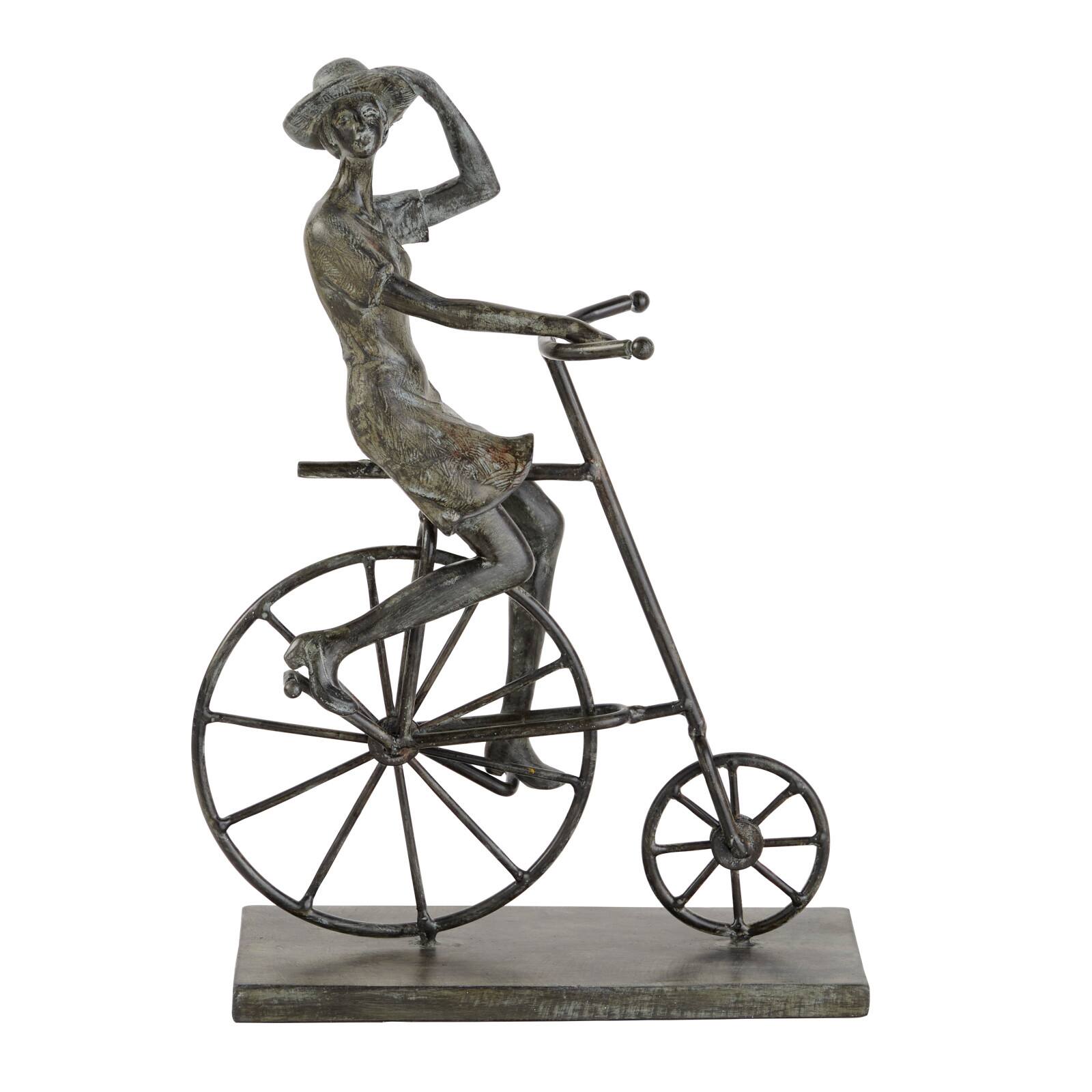 Bronze best sale bicycle sculpture