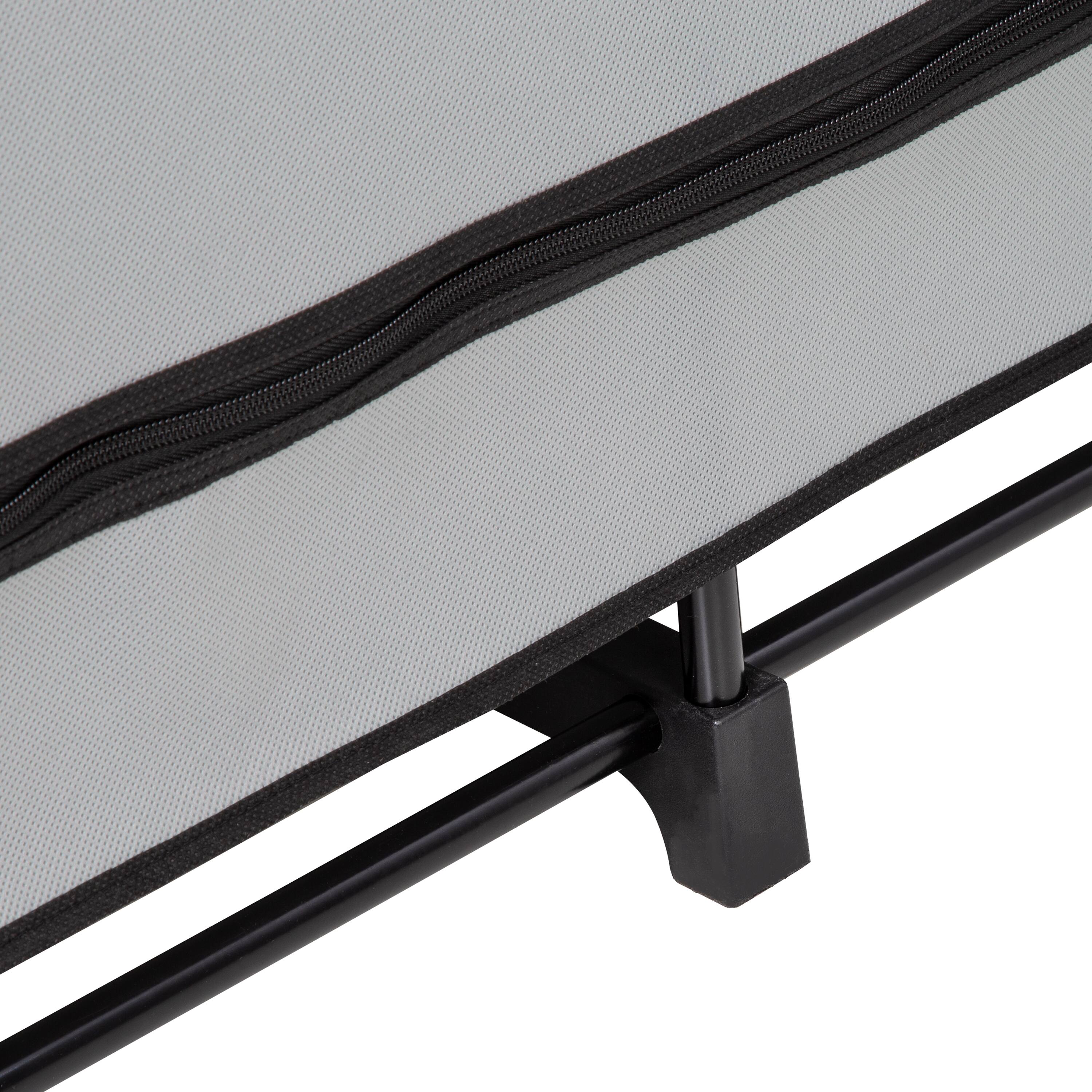 Honey Can Do 46'' Gray Portable Wardrobe Closet