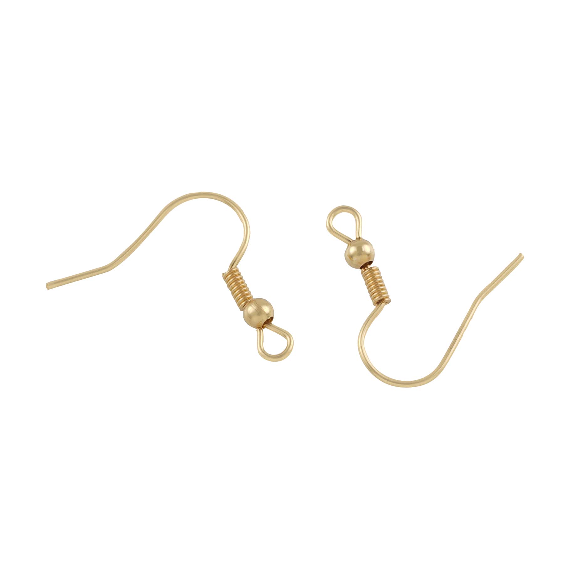 Buy in Bulk - 12 Packs: 120 ct. (1,440 total) 10mm Fish Hooks with Coil by  Bead Landing™