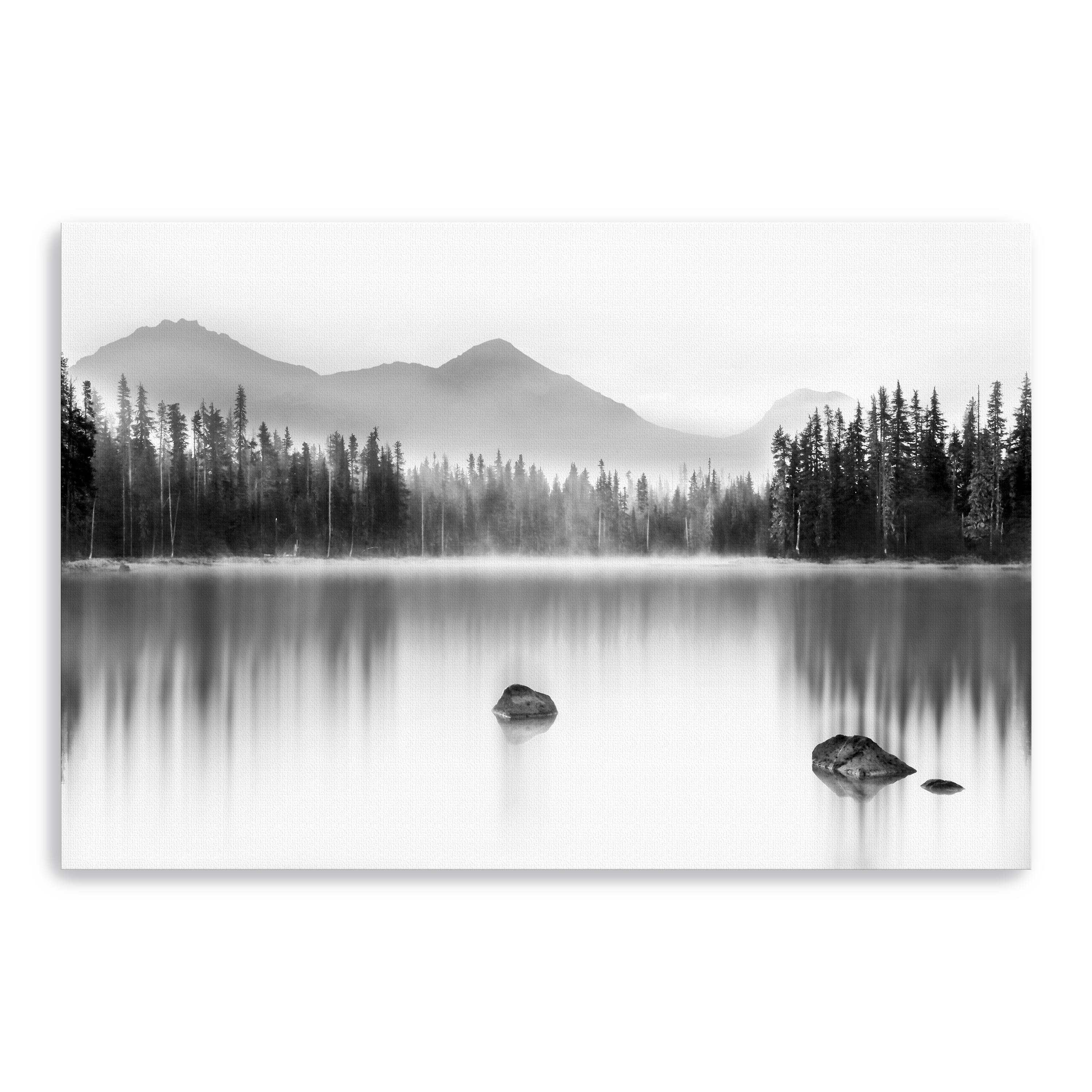 Mountain Reflection Canvas Giclee