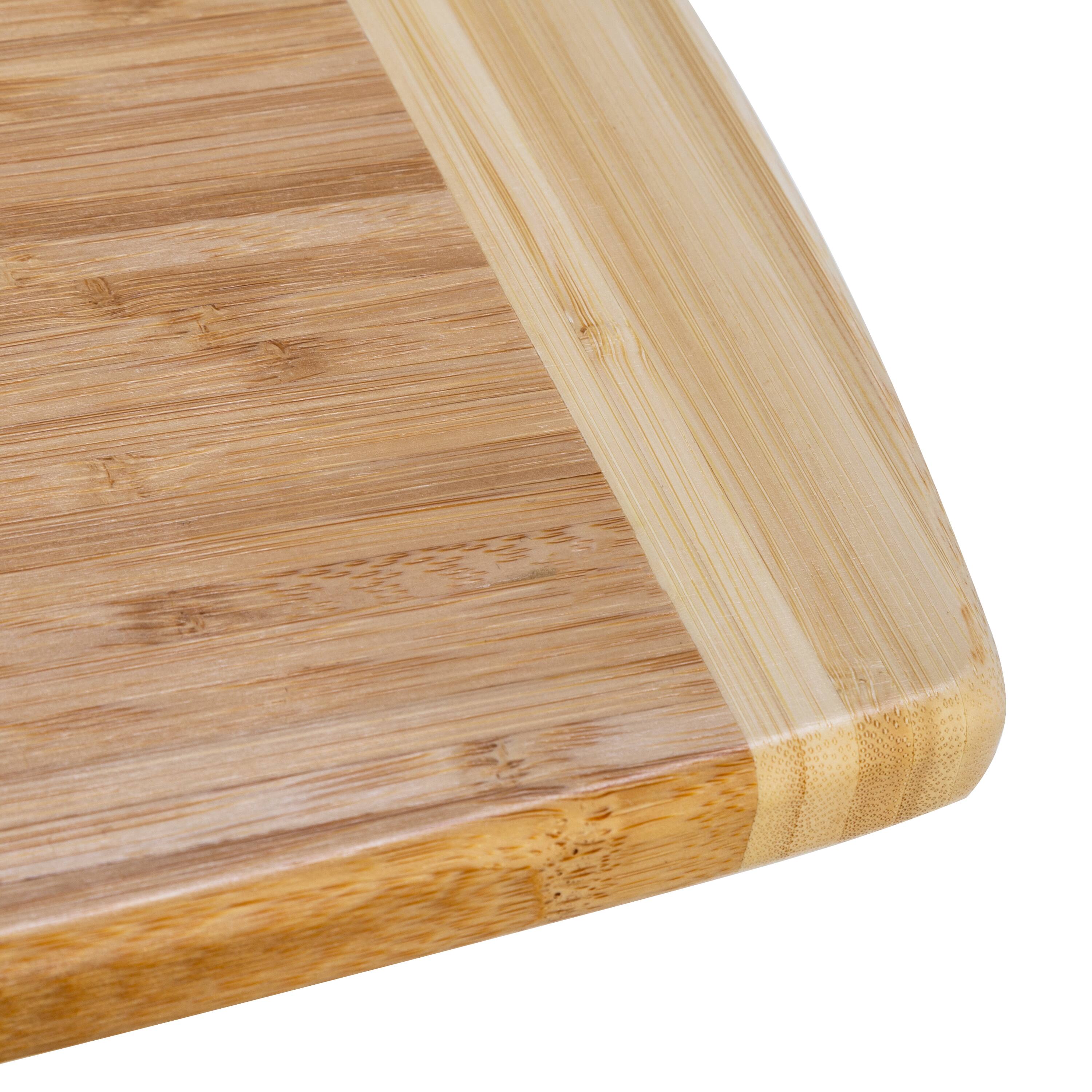 Honey Can Do Joyce Chen Burnished Bamboo Cutting Board, 10&#x27;&#x27; x 15&#x27;&#x27;