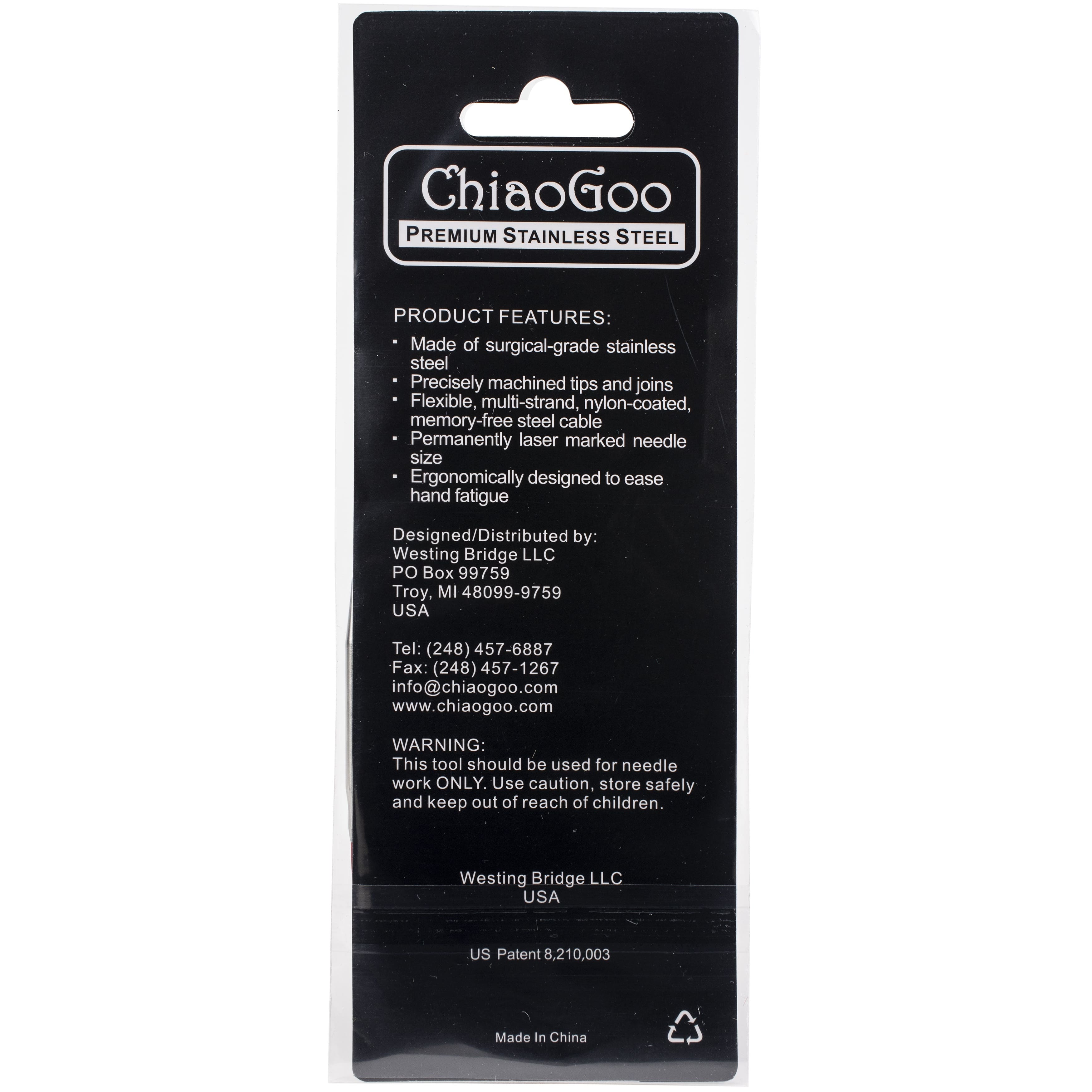 ChiaoGoo Knit RED&#x2122; 9&#x22; Circular Knitting Needles