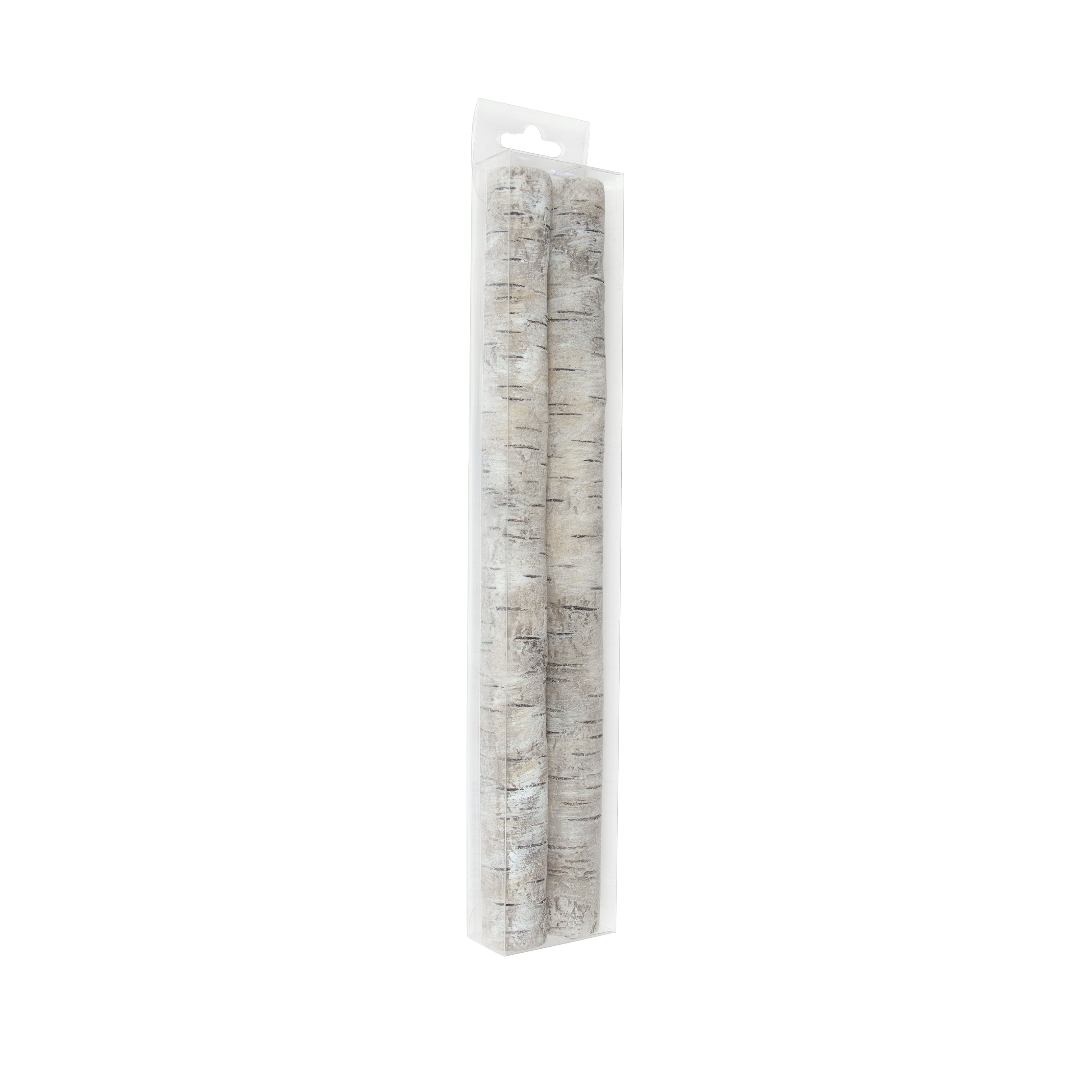 10&#x22; Unscented Birch Taper Candles by Ashland&#xAE;, 2ct.