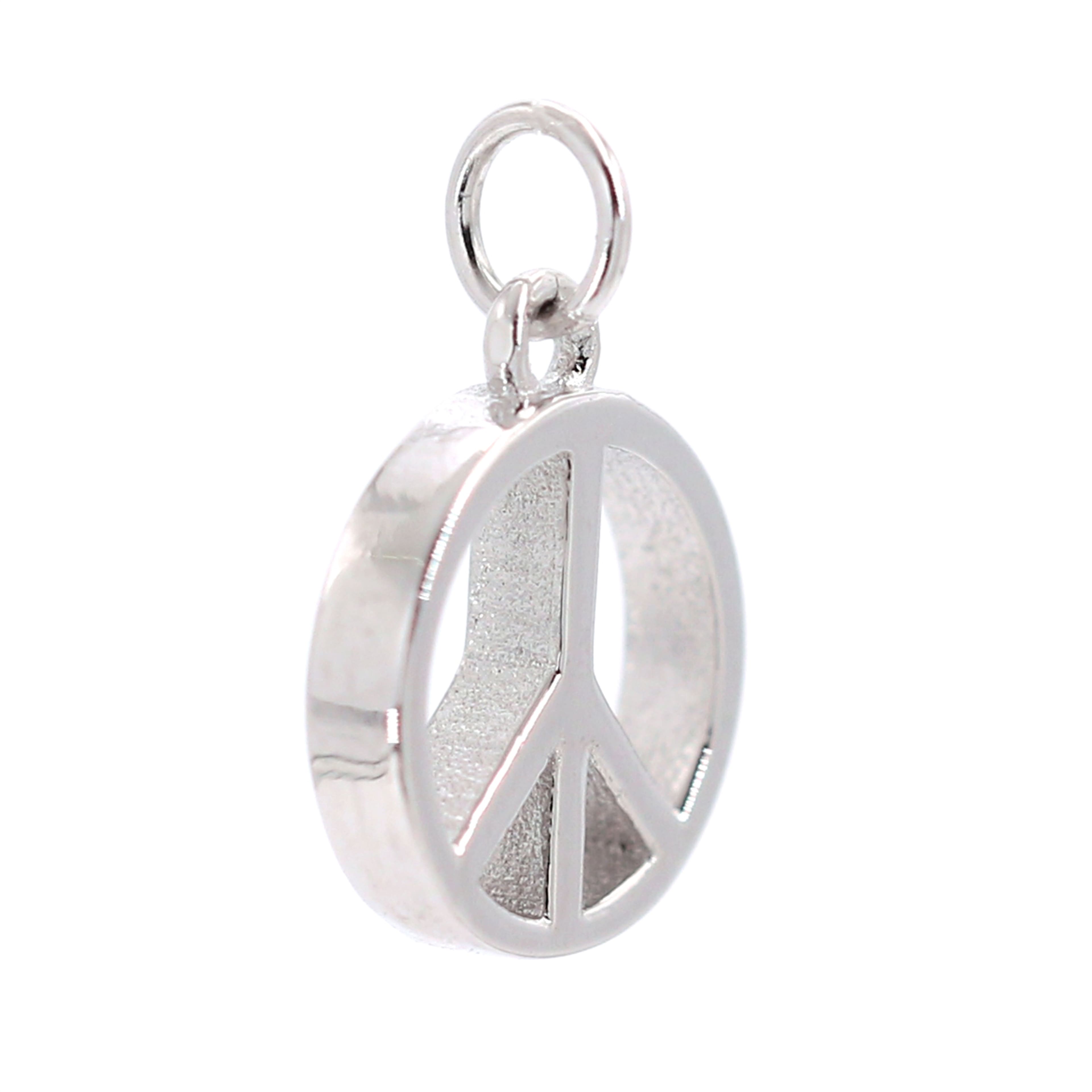 Sterling Silver Peace Icon Charm by Bead Landing™