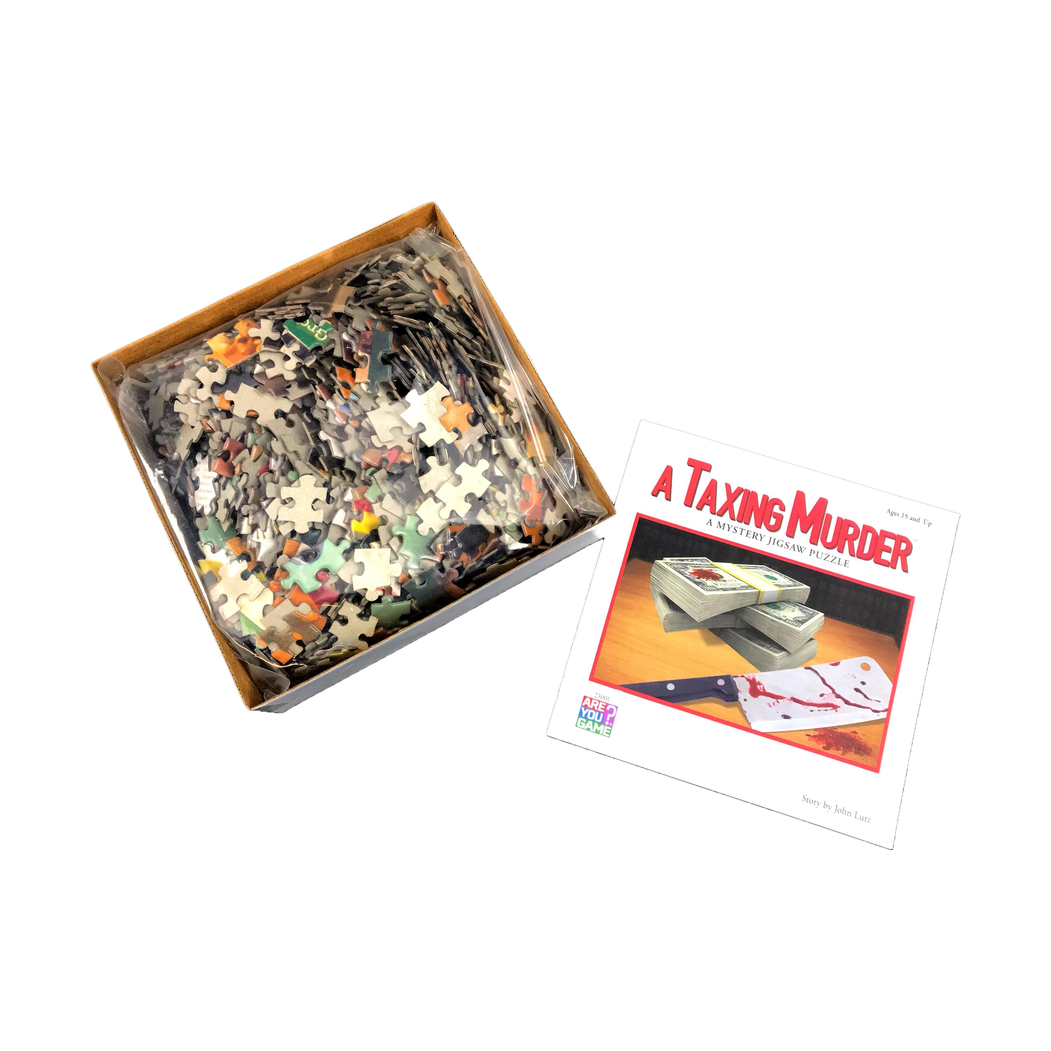 A Taxing Murder™ Classic Mystery 1,000 Piece Jigsaw Puzzle