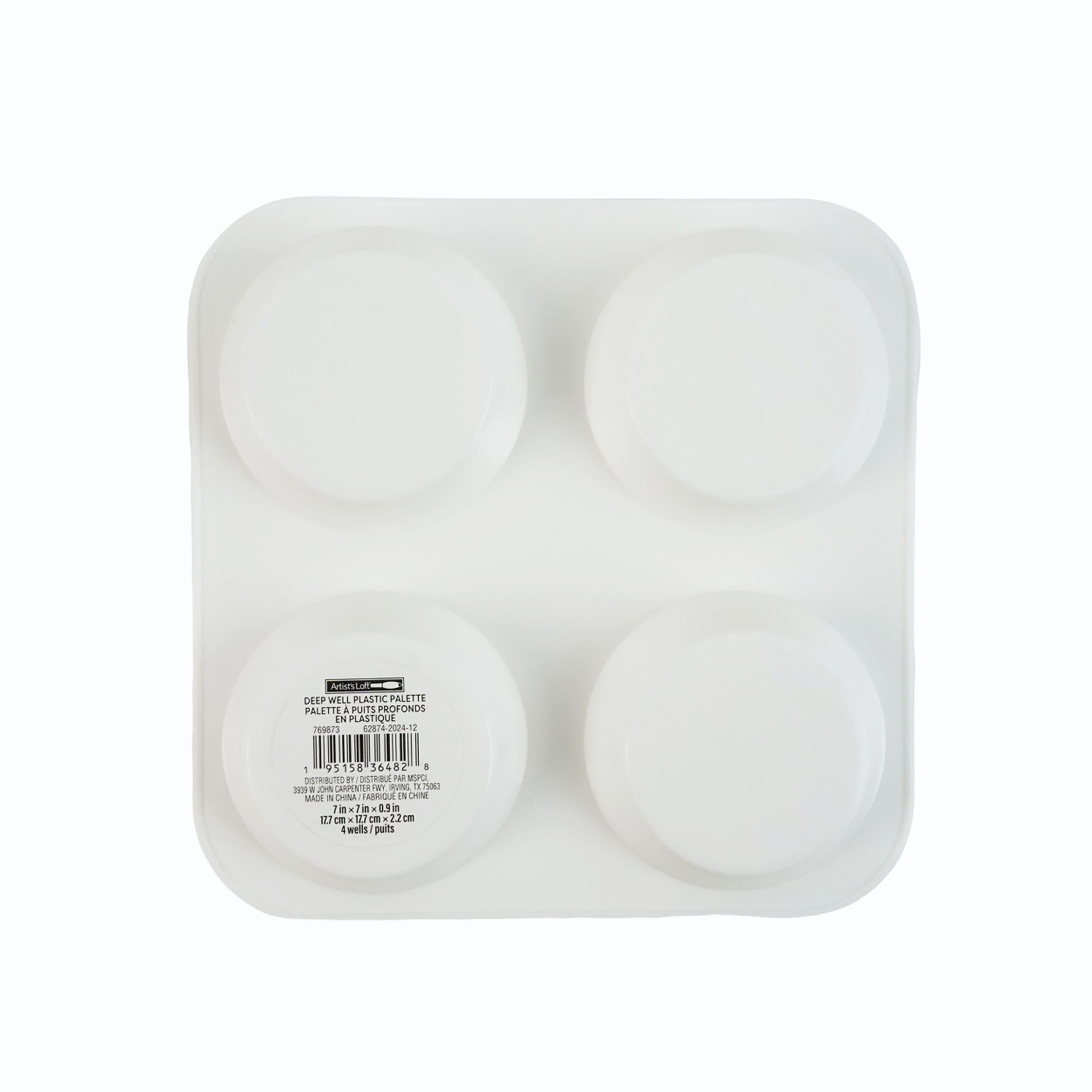 Deep 4-Well Plastic Palette by Artist&#x27;s Loft&#xAE;