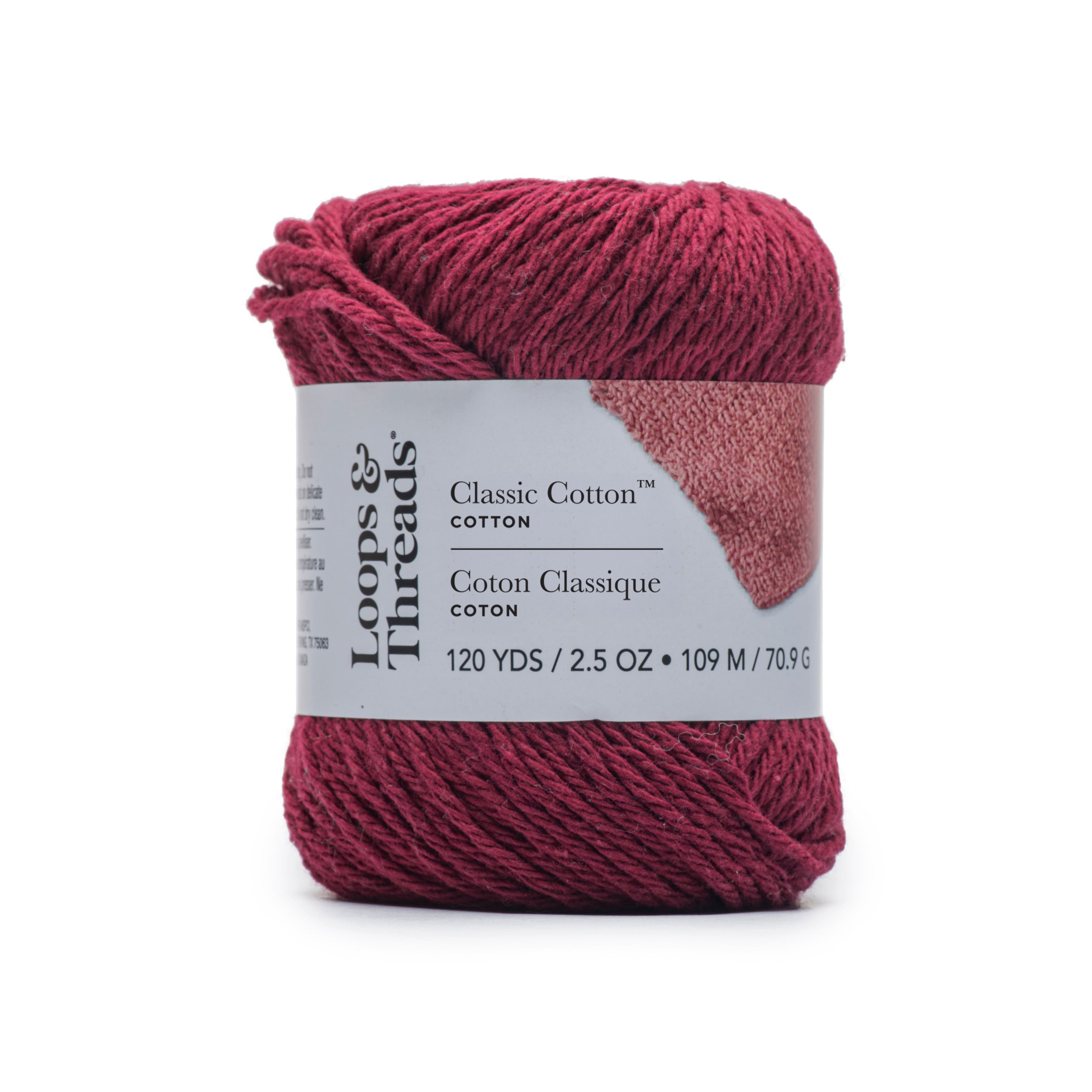 Classic Cotton&#x2122; Yarn by Loops &#x26; Threads&#xAE;