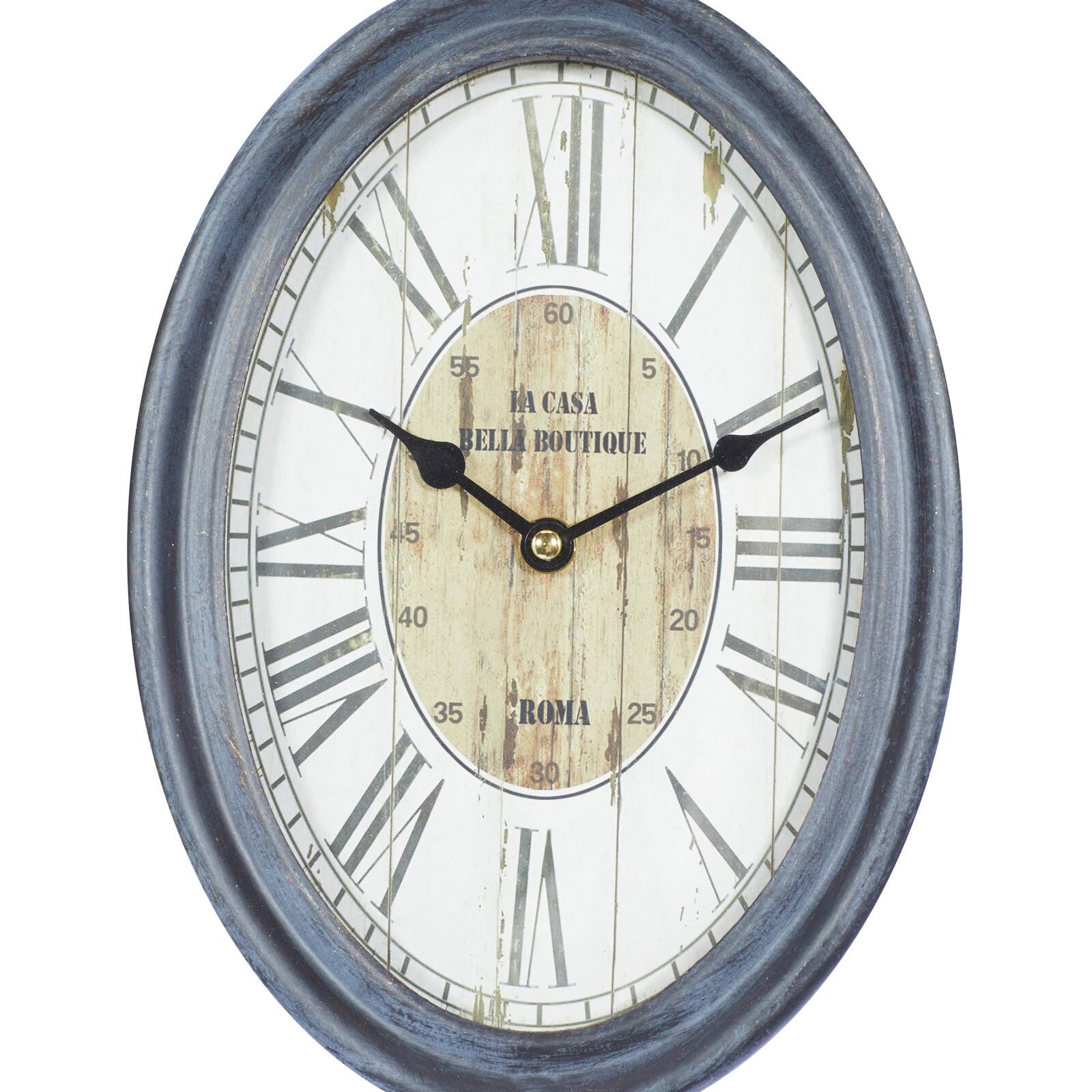 15&#x22; Metal Vintage Wall Clock, 2ct.