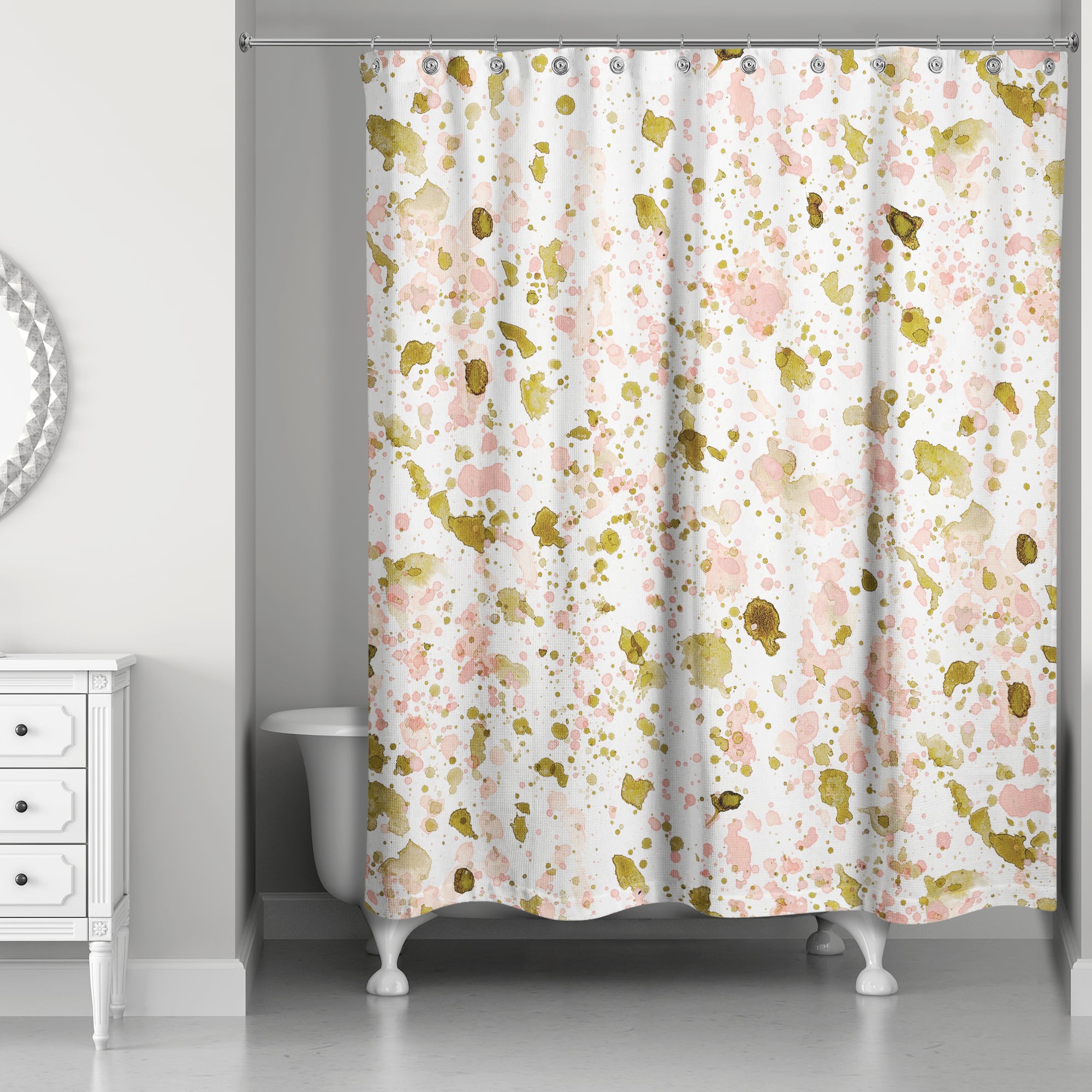 Speckled Shower Curtain