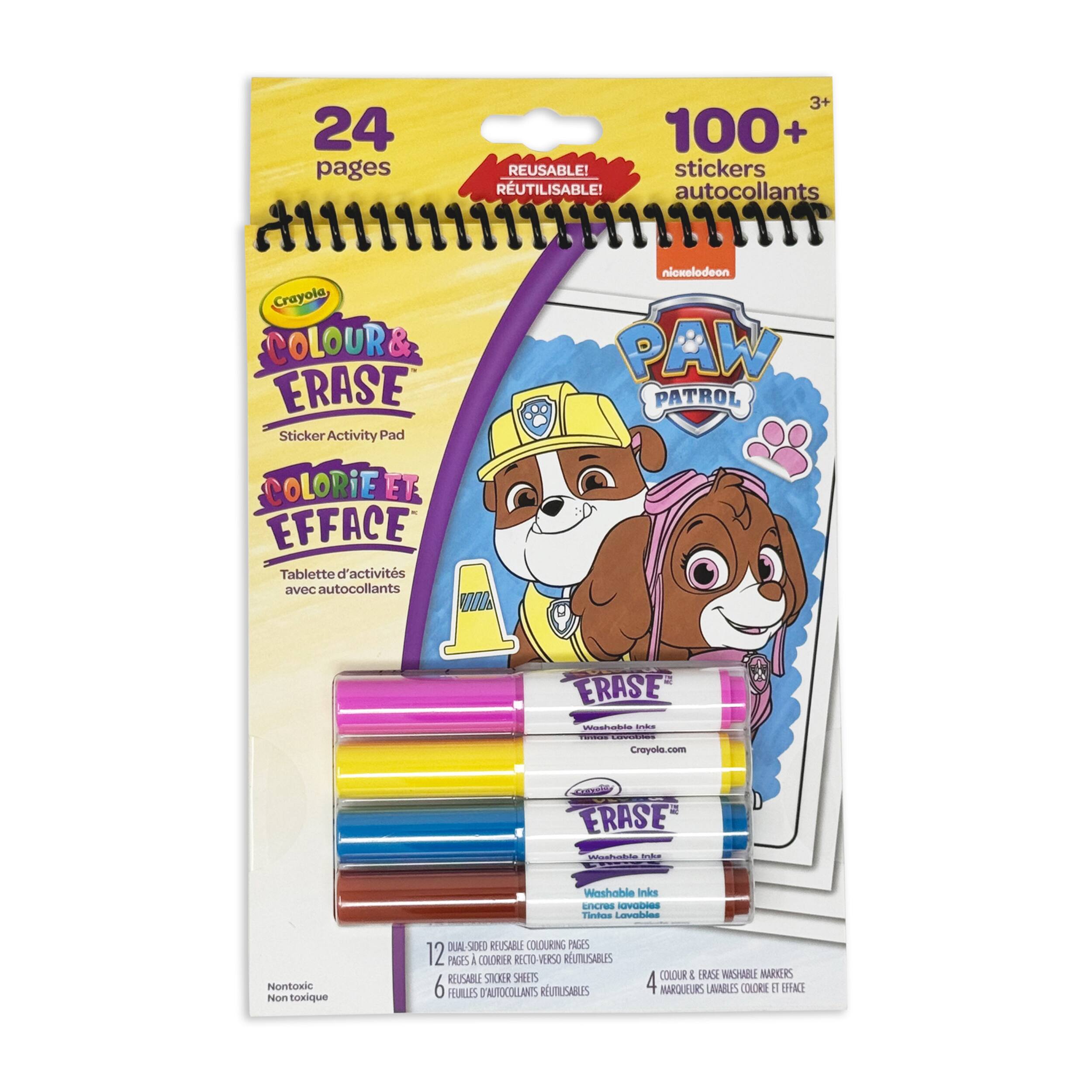 Crayola&#xAE; Colour &#x26; Erase&#x2122; PAW Patrol&#x2122; Sticker Activity Pad