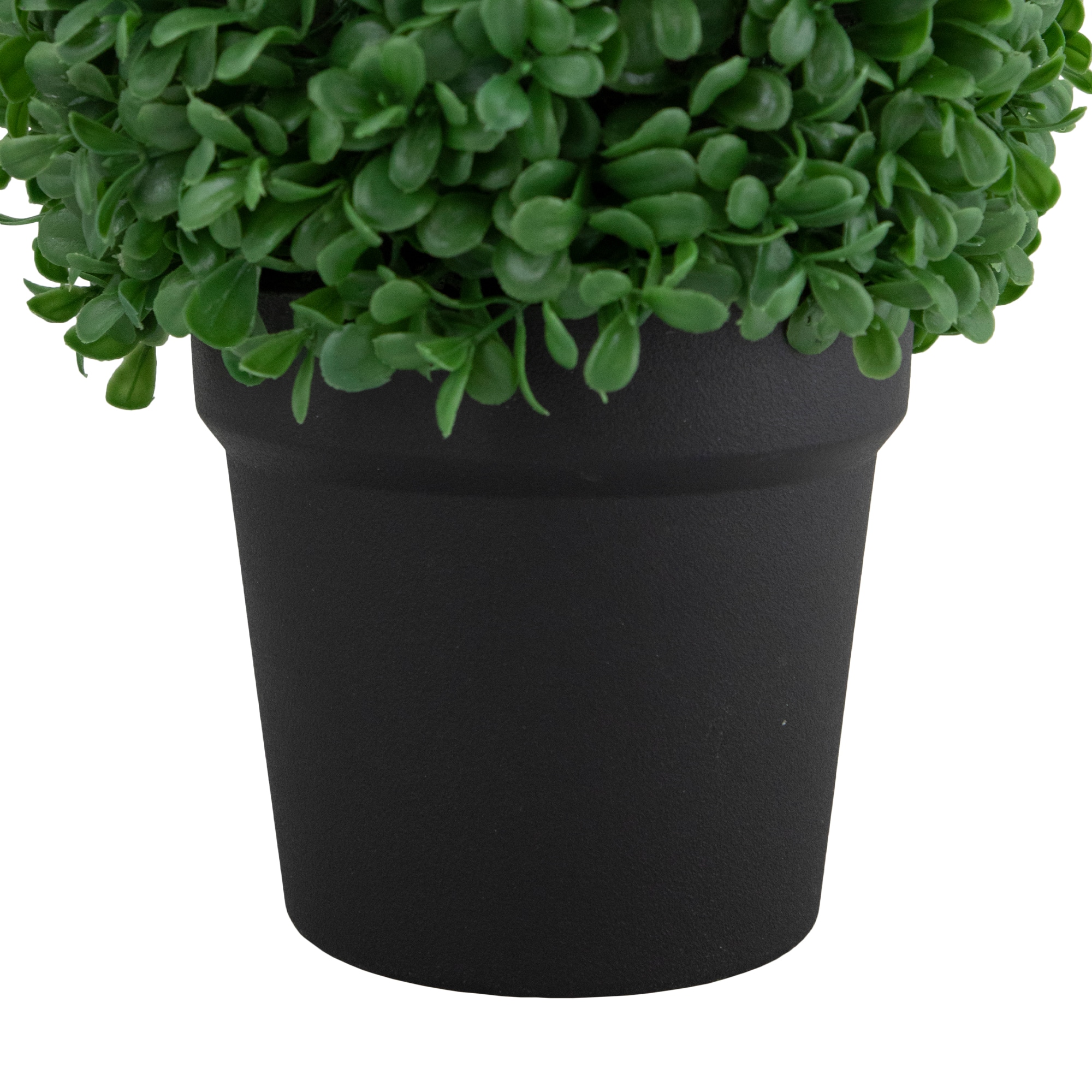 9.5" Artificial Boxwood Ball Topiary in Round Pot