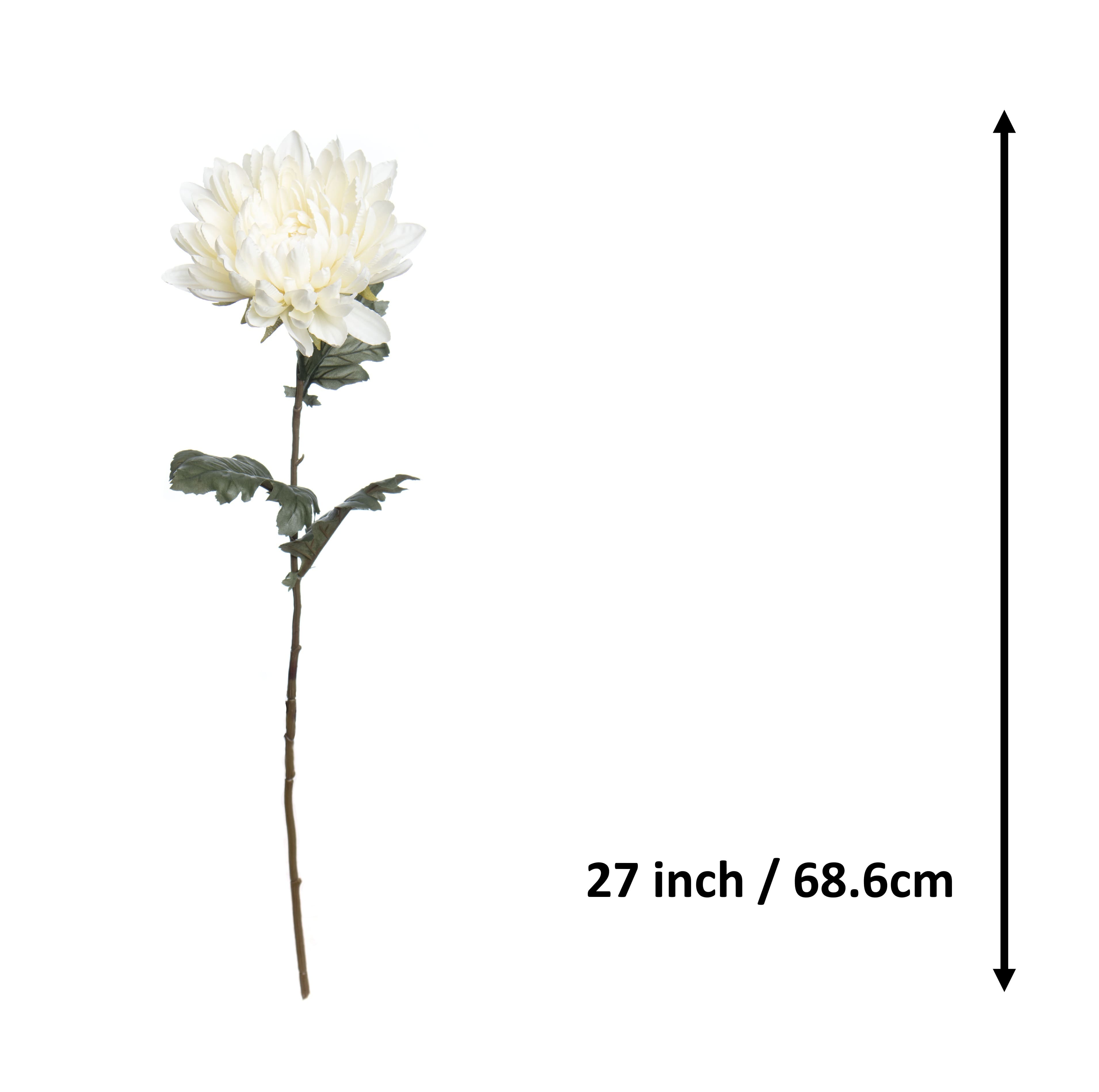 27&#x22; Mum Stem with 3 Leaves by Ashland&#xAE;