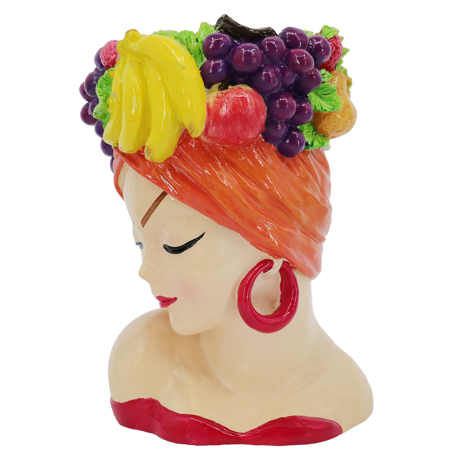 9&#x22; Lady with Fruit Hat Container by Ashland&#xAE;