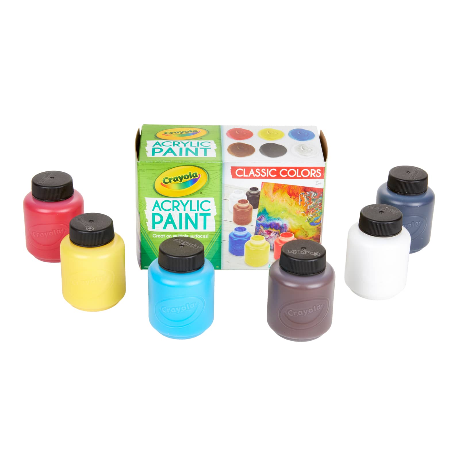 12 Packs: 6 ct. (72 total) Crayola® Acrylic Paint