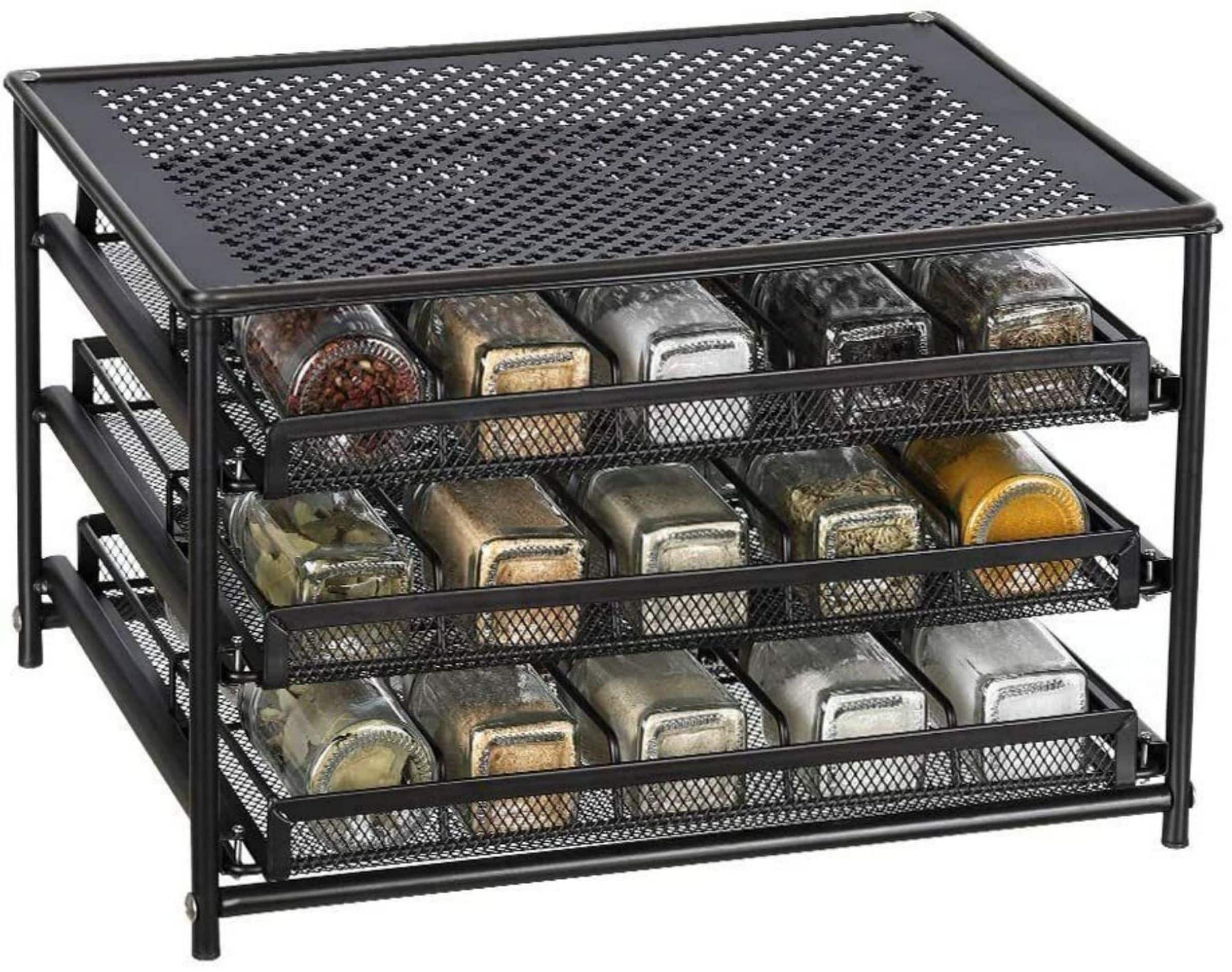 NEX™ 3-Tier 30-Bottle Spice Rack Organizer