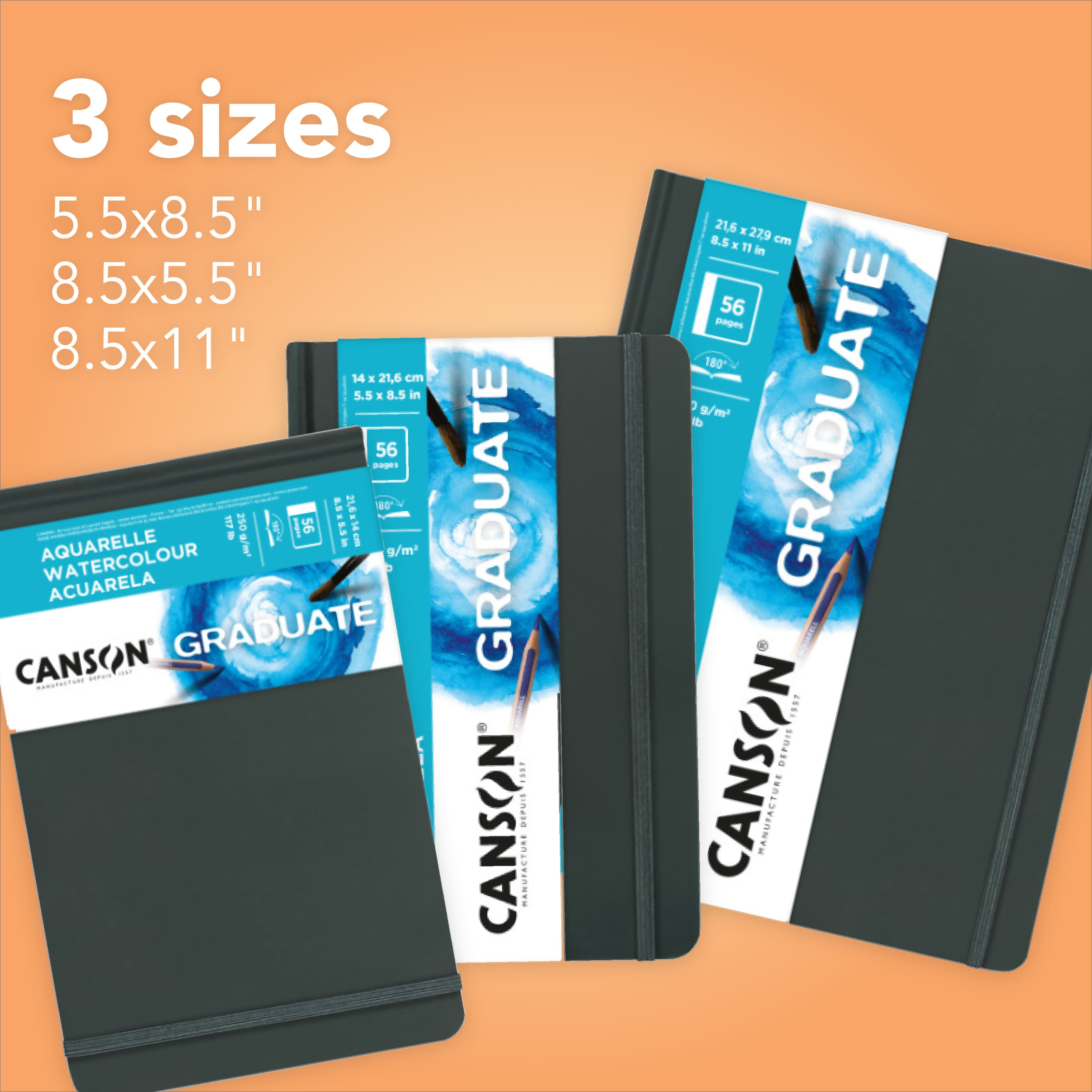 Canson&#xAE; 8.5&#x22; x 11&#x22; Graduate Watercolour Book
