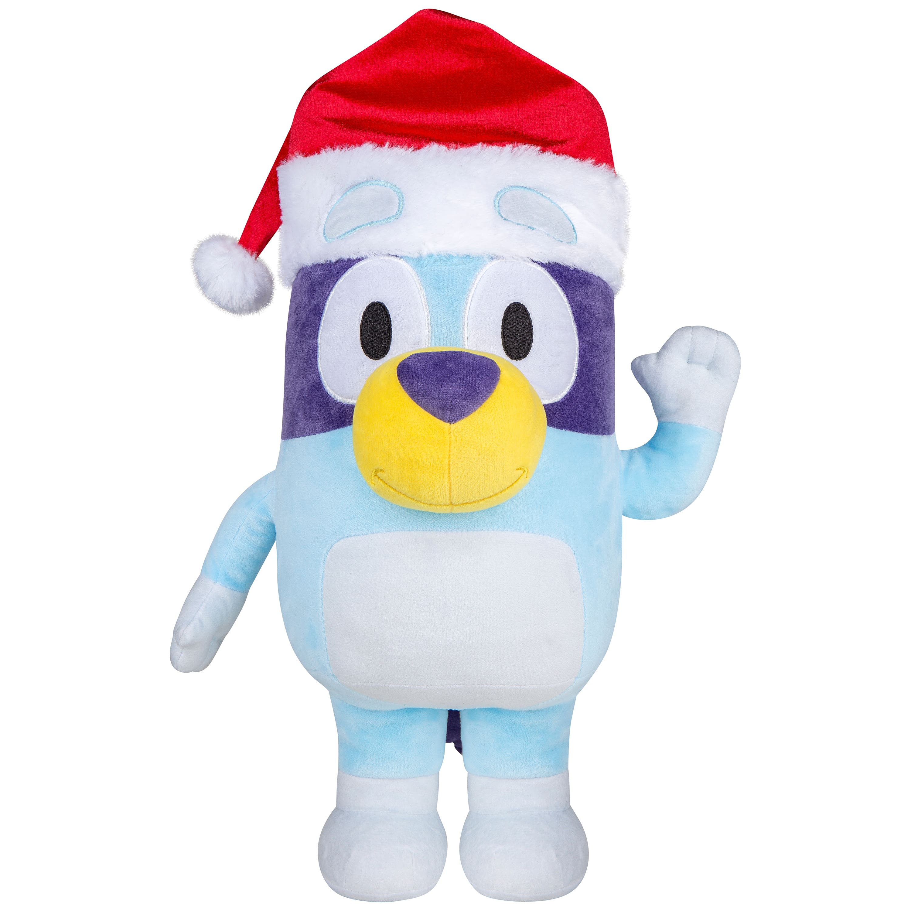 18&#x22; Bluey Holiday Greeter with Santa Hat