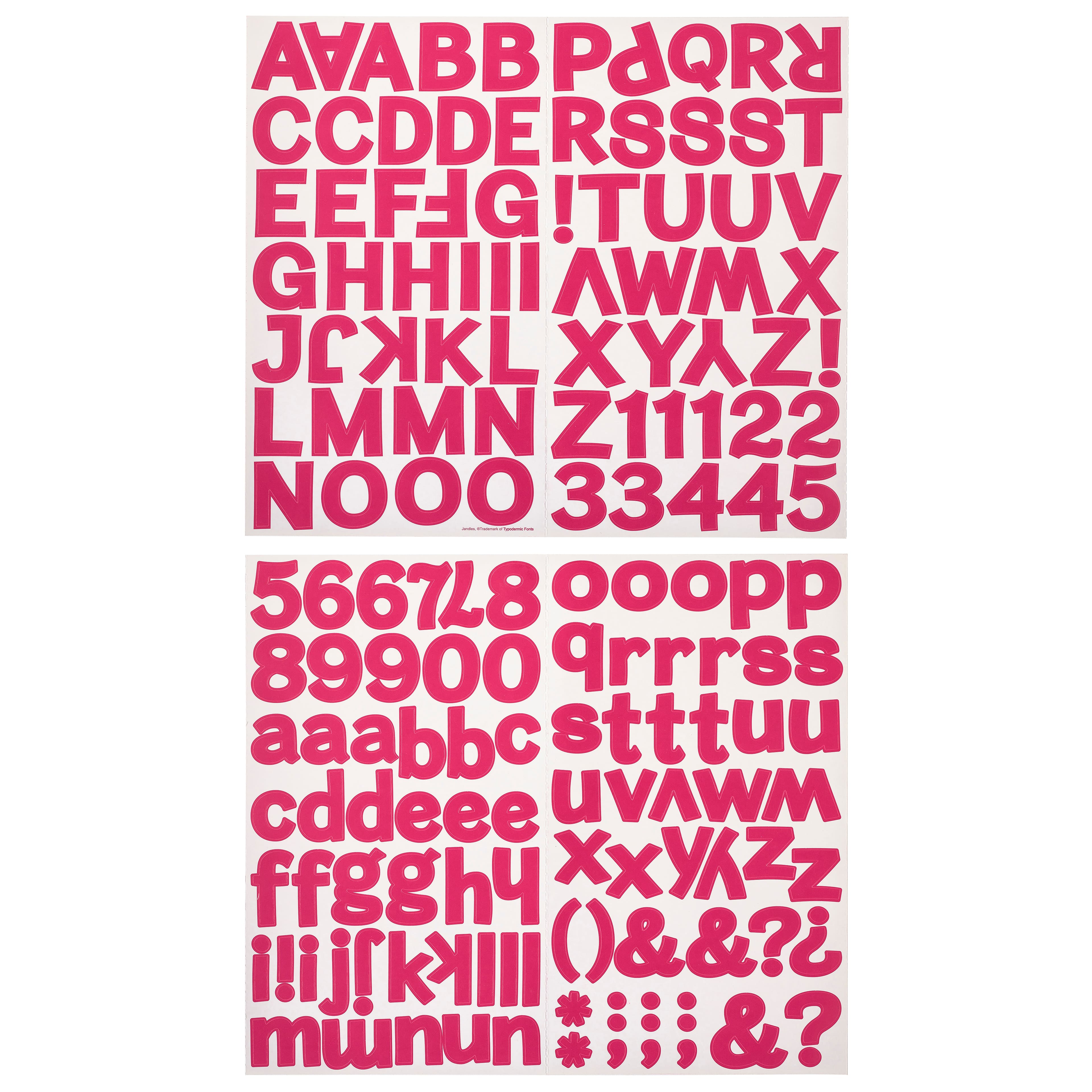 12 Packs: 160 ct. (1,920 total) Block Alphabet Stickers by Recollections™