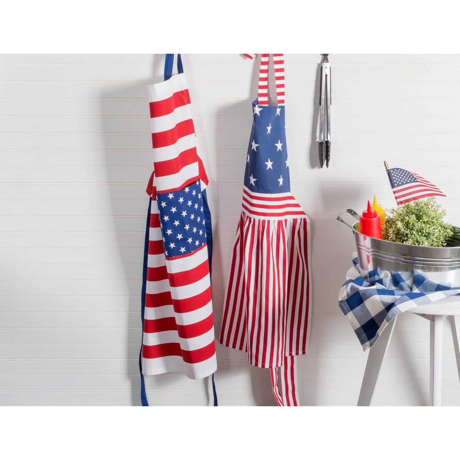 DII® Stars & Stripes Chino Chef Apron