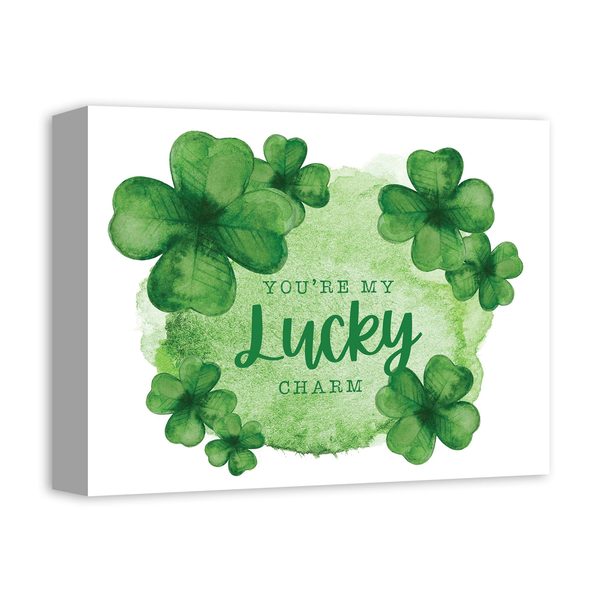 You&#x27;re My Lucky Charm Canvas Wall Art