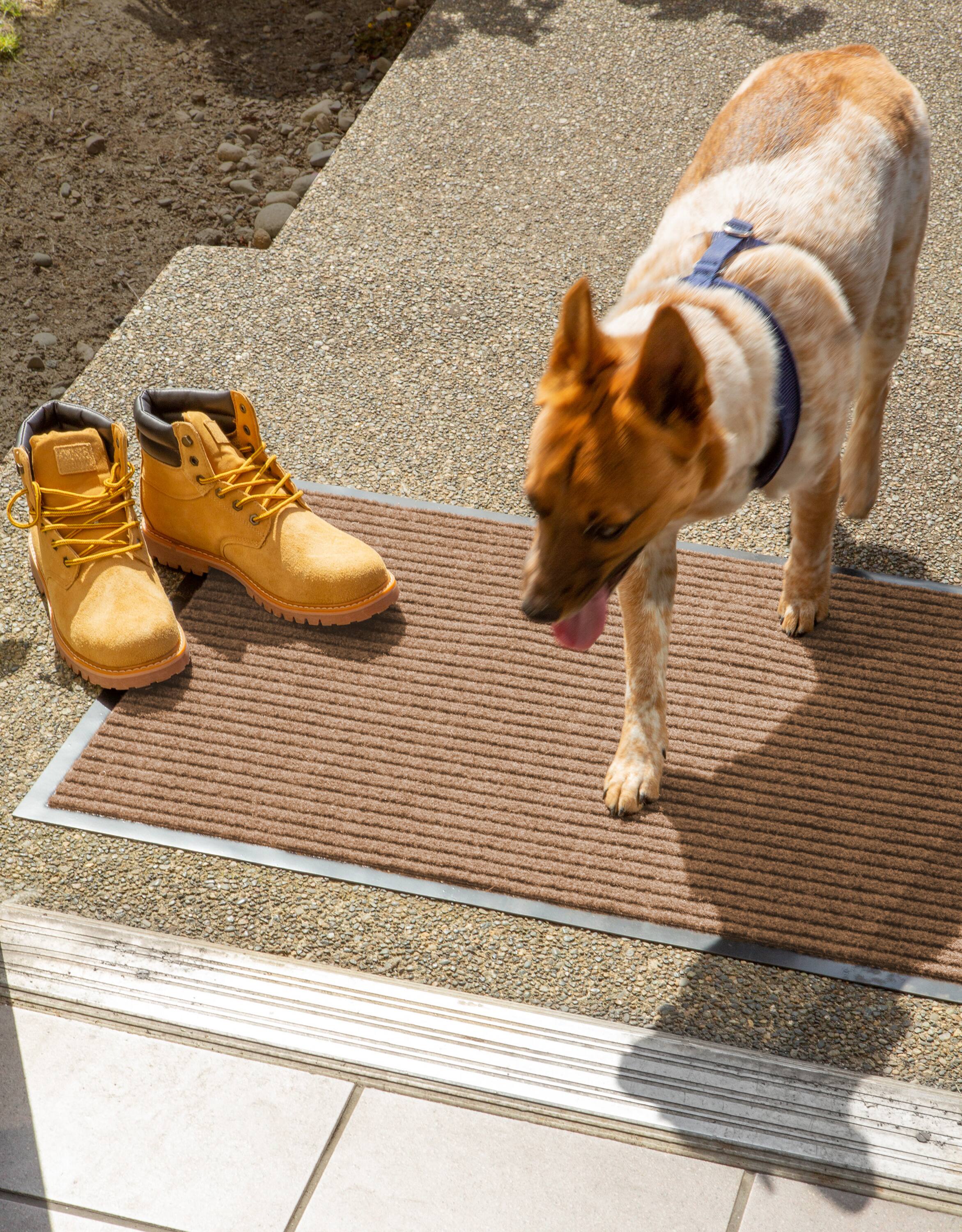 DII® Desert Sand Ribbed Walk-Off Utility Doormat