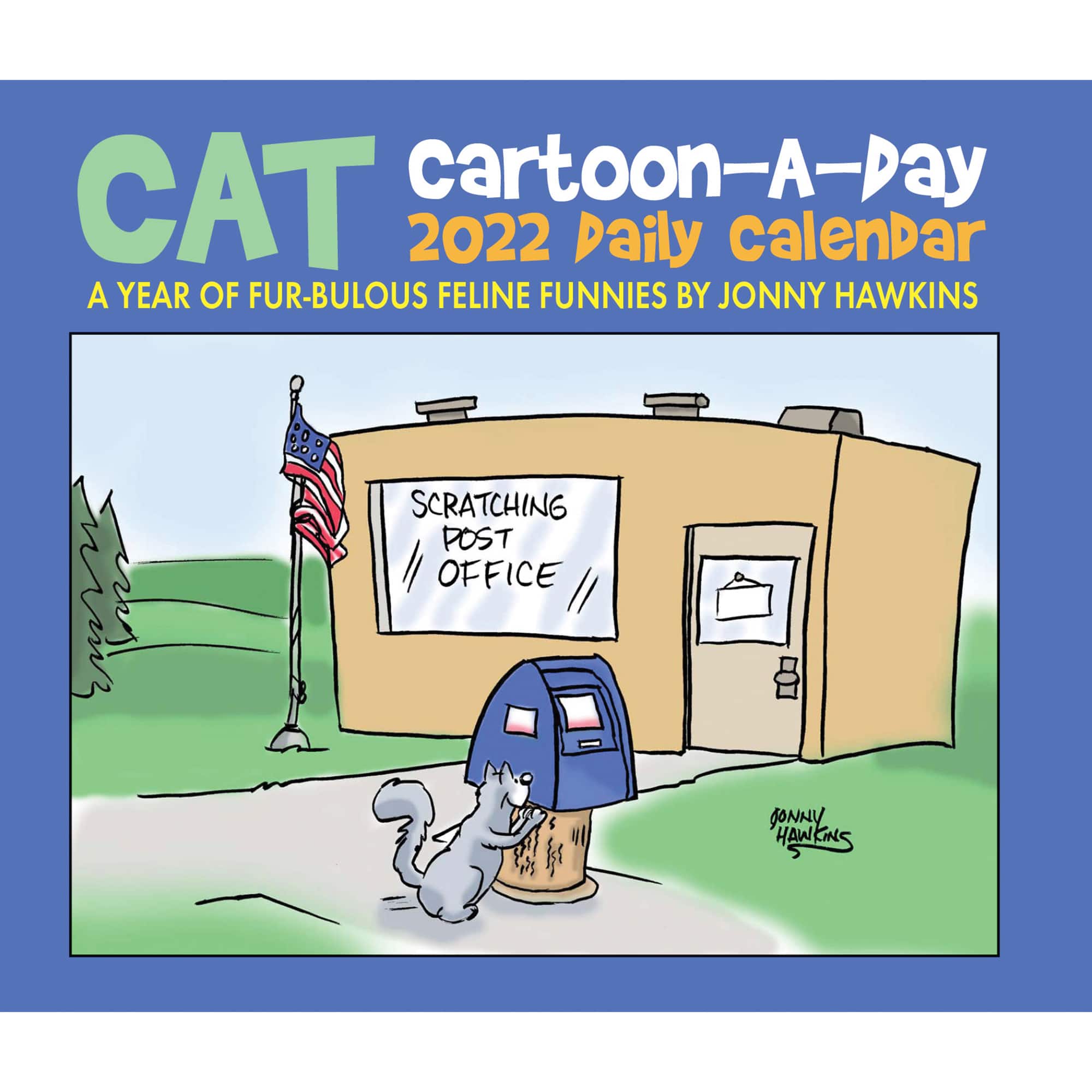 2021 Cat A Day 5.5x 5.5 Daily Desktop Calendar