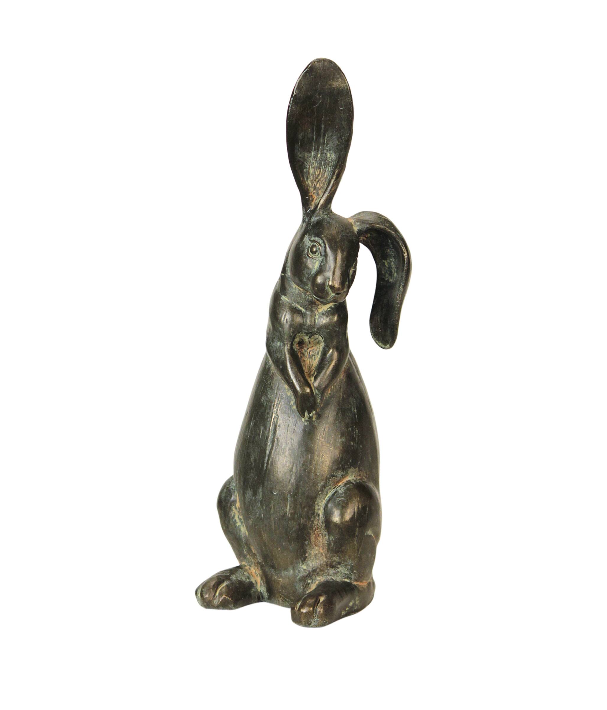 Floppy Ear Rabbit Statues Set