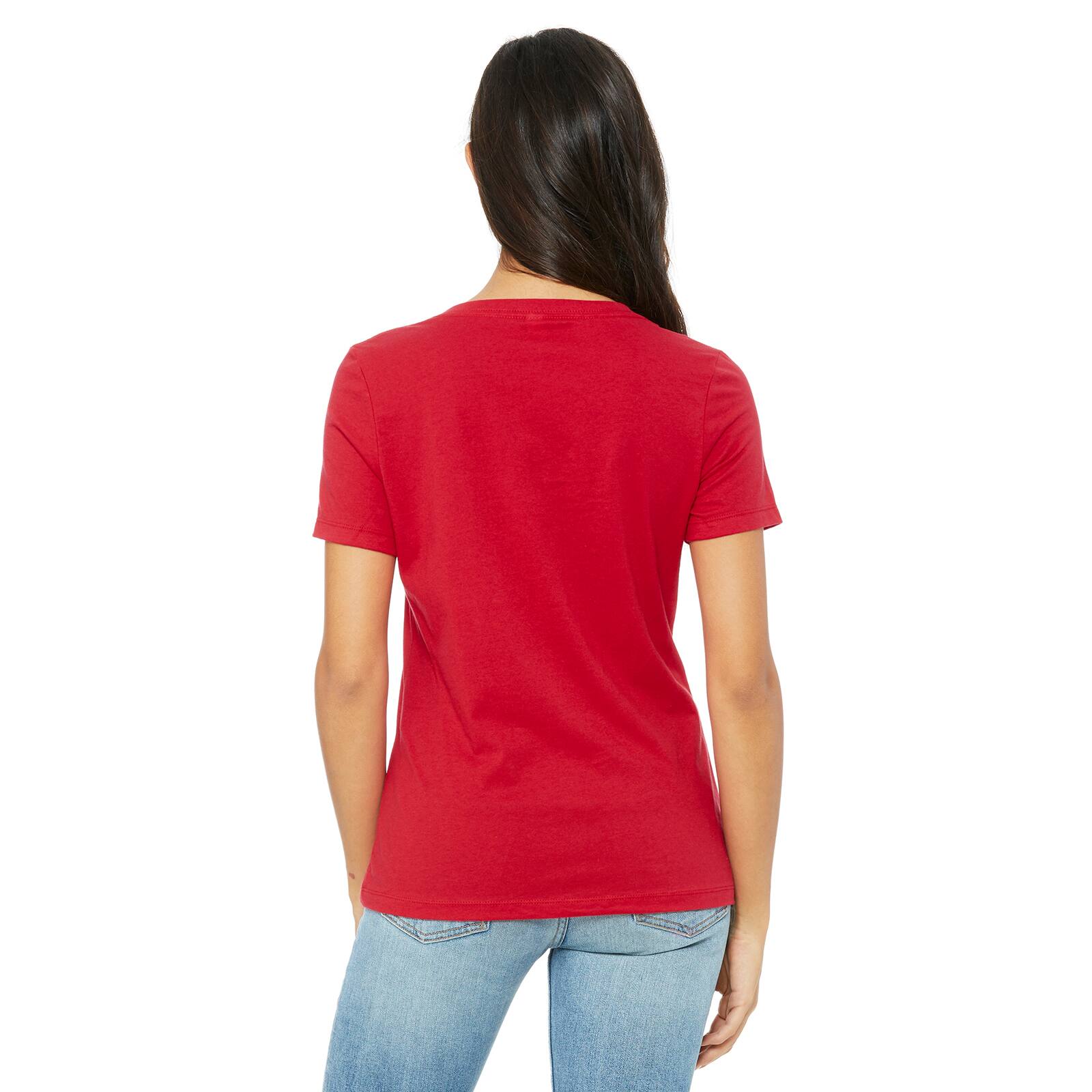 6 Pack: BELLA+CANVAS® Short Sleeve Women's V-Neck T-Shirt
