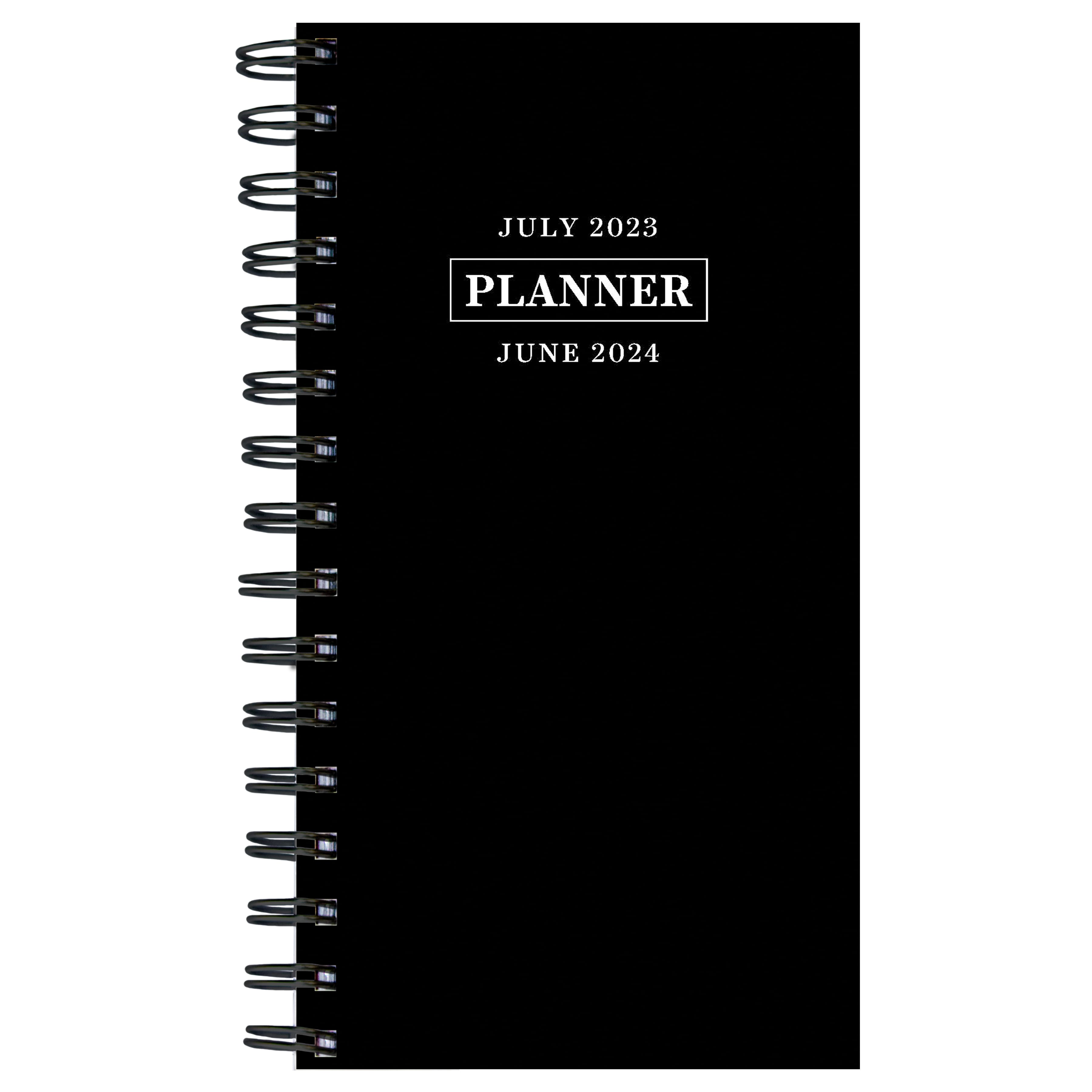 TF Publishing 2023 -2024 Black Night Small Weekly Monthly Planner