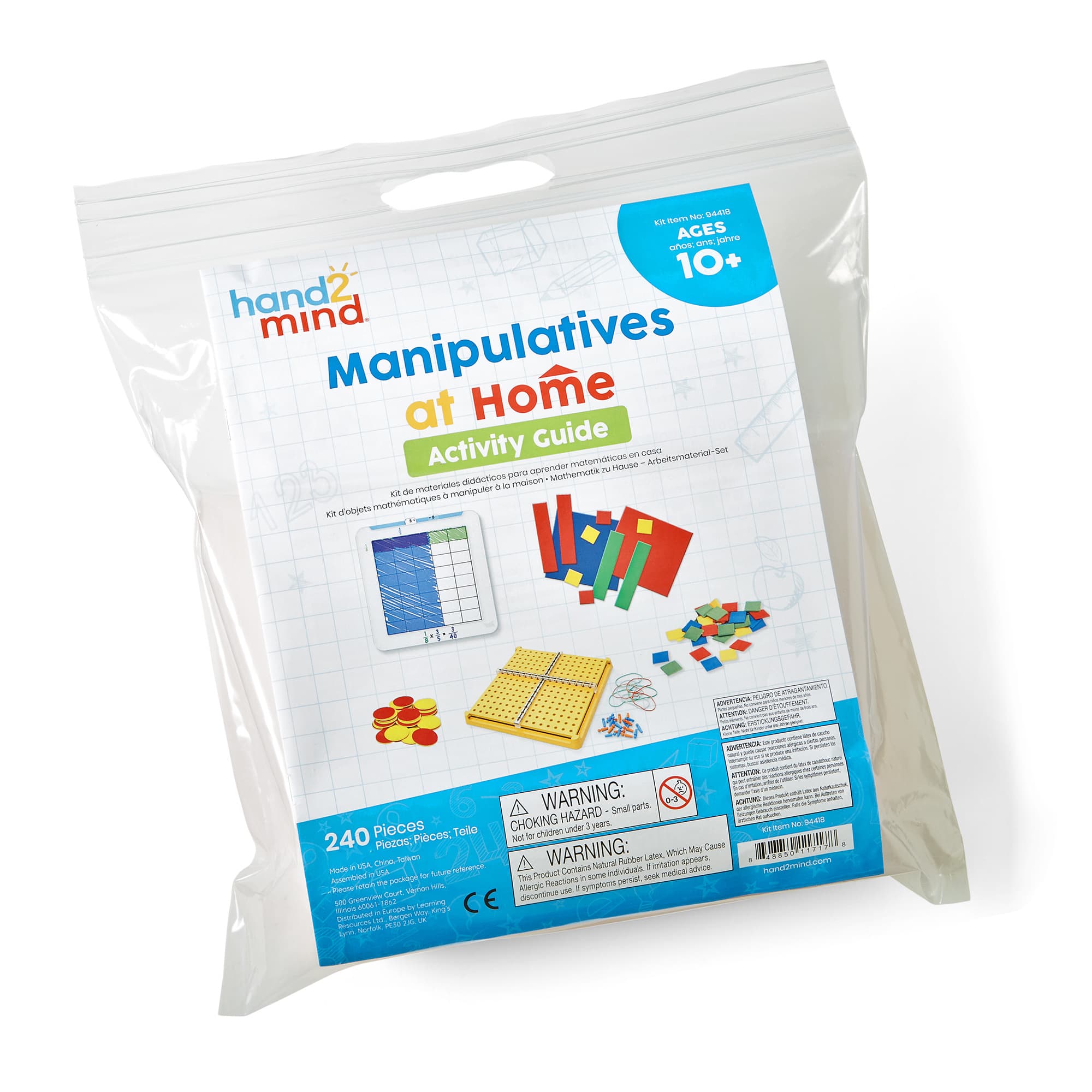 hand2mind® Manipulatives at Home Kit, Grades 6-8