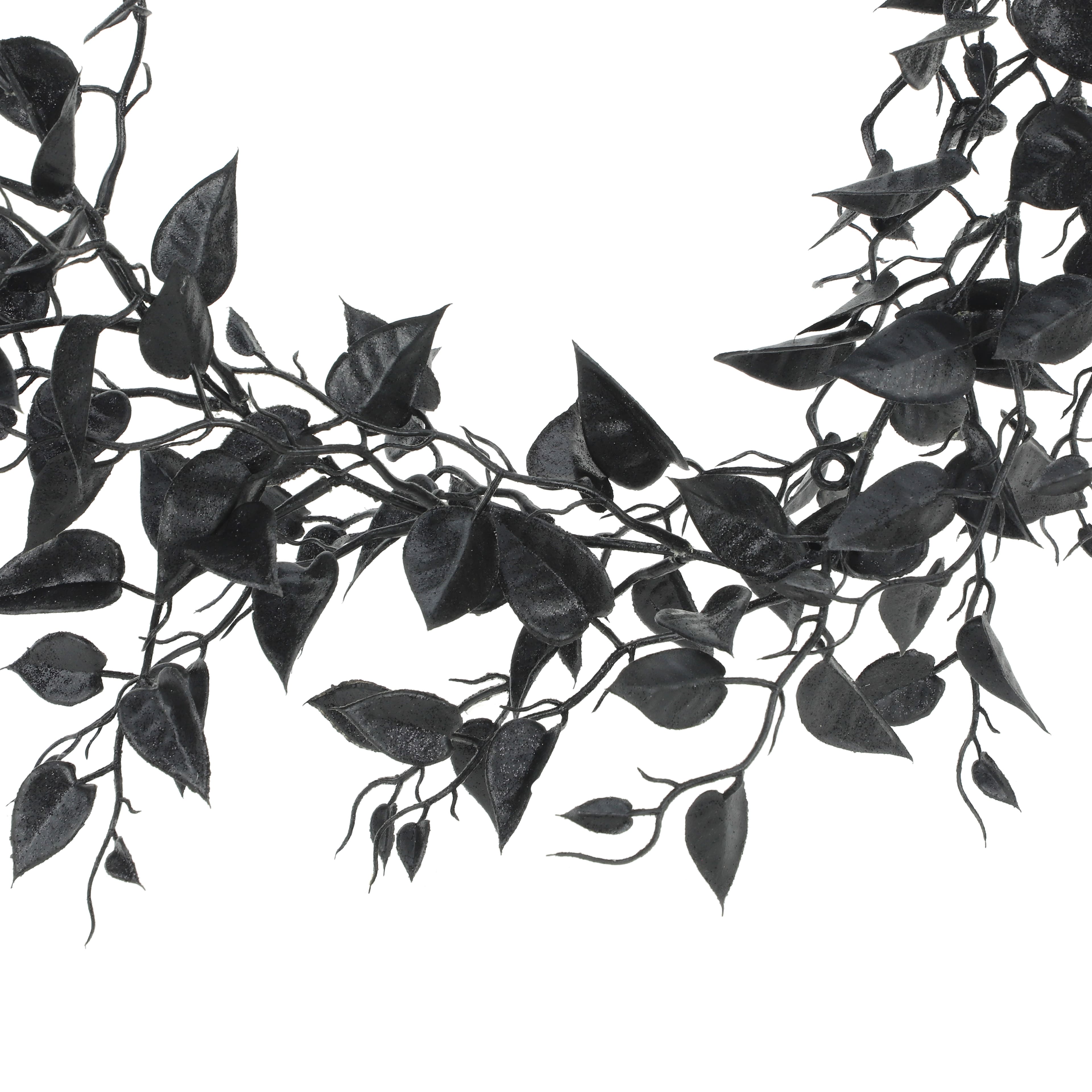 6ft. Black Leaves Garland by Ashland&#xAE;