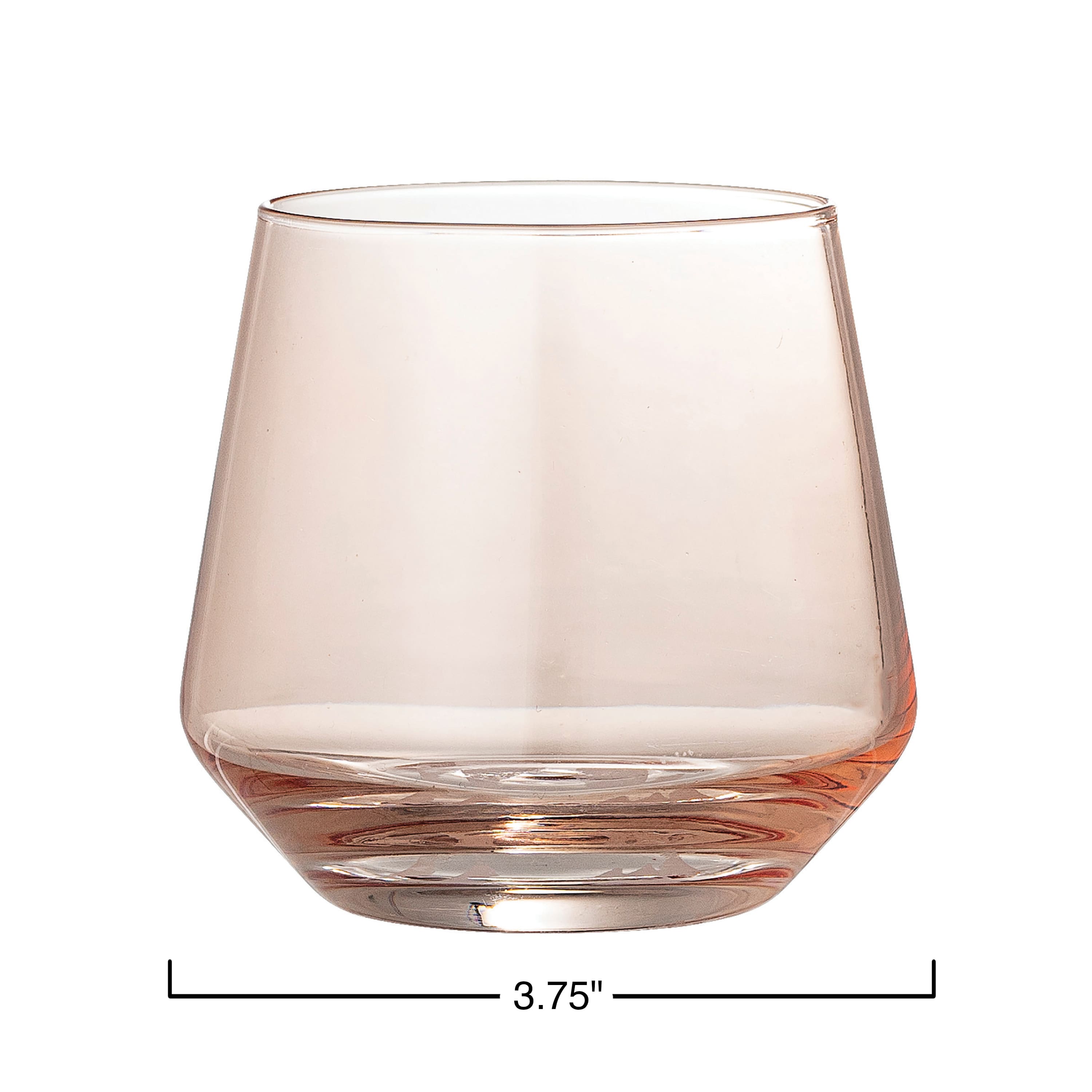 12oz. Blush Round Drinking Glasses, 4ct.