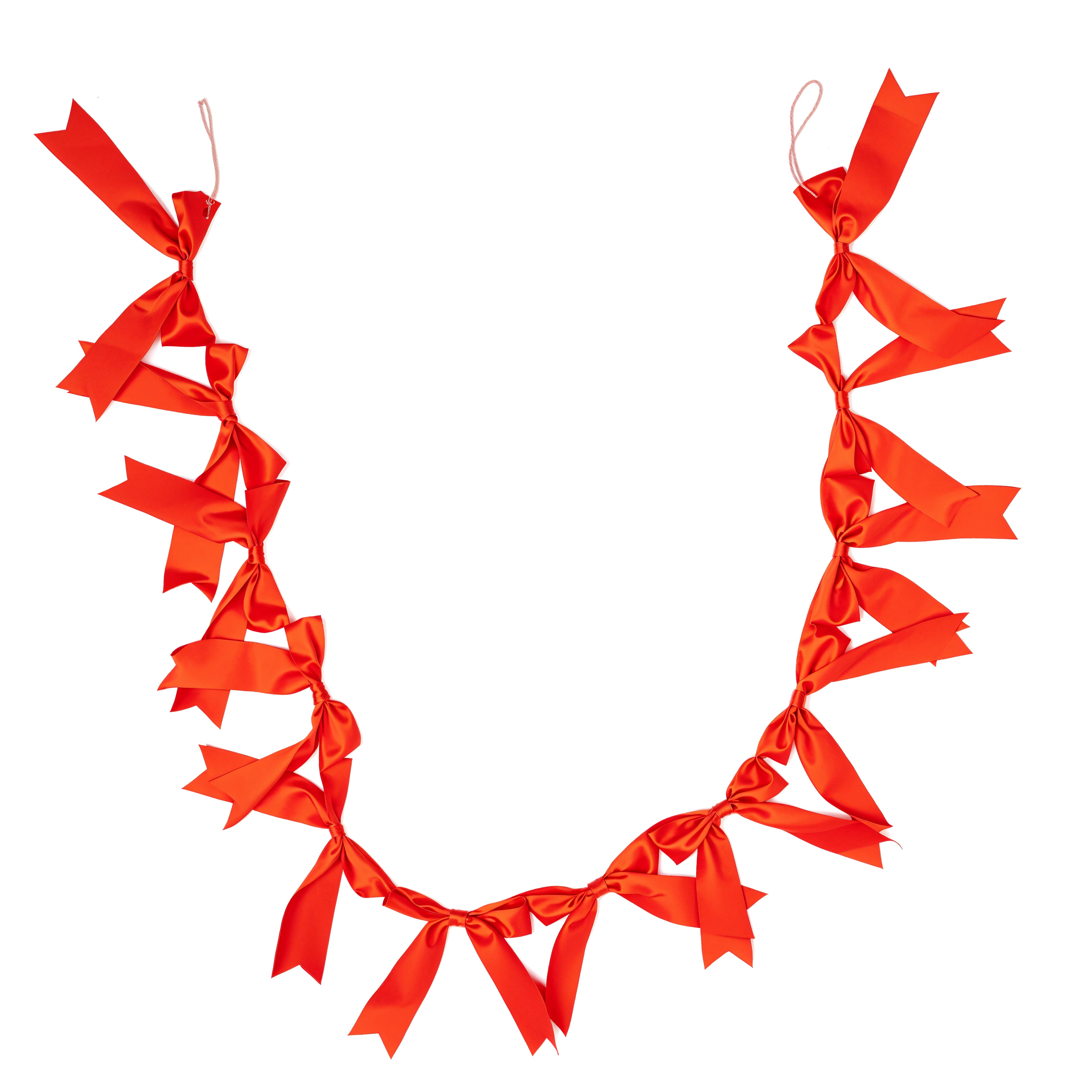 6ft. Orange Bow Garland by Ashland&#xAE;